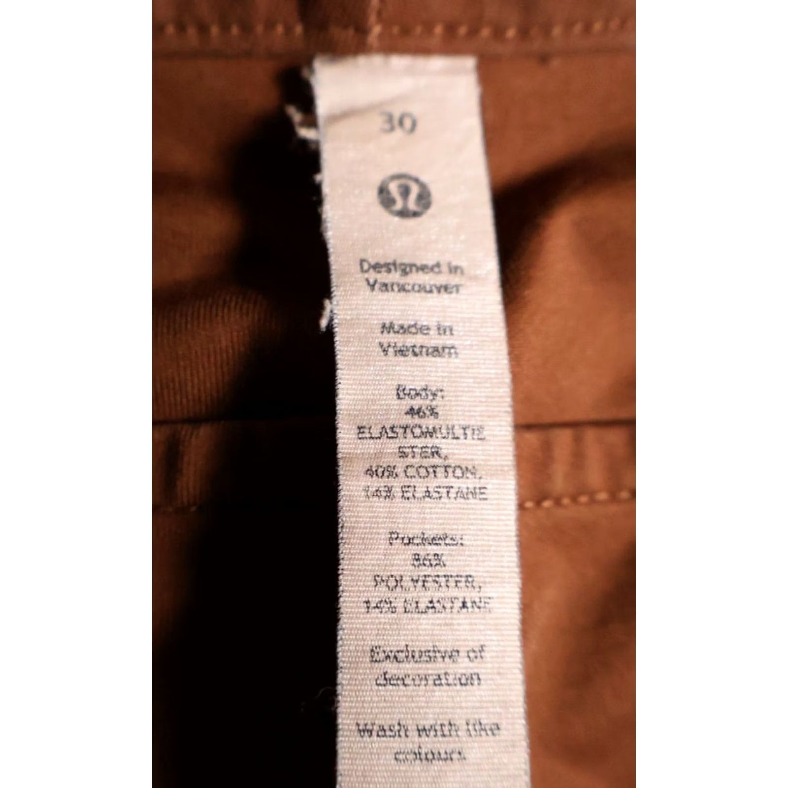 Lululemon Lululemon City Sleek Pants Womens 30 Roasted Brown Wide Leg High Rise W5ENJS Size 30" / US 8 / IT 44 - 3 Thumbnail