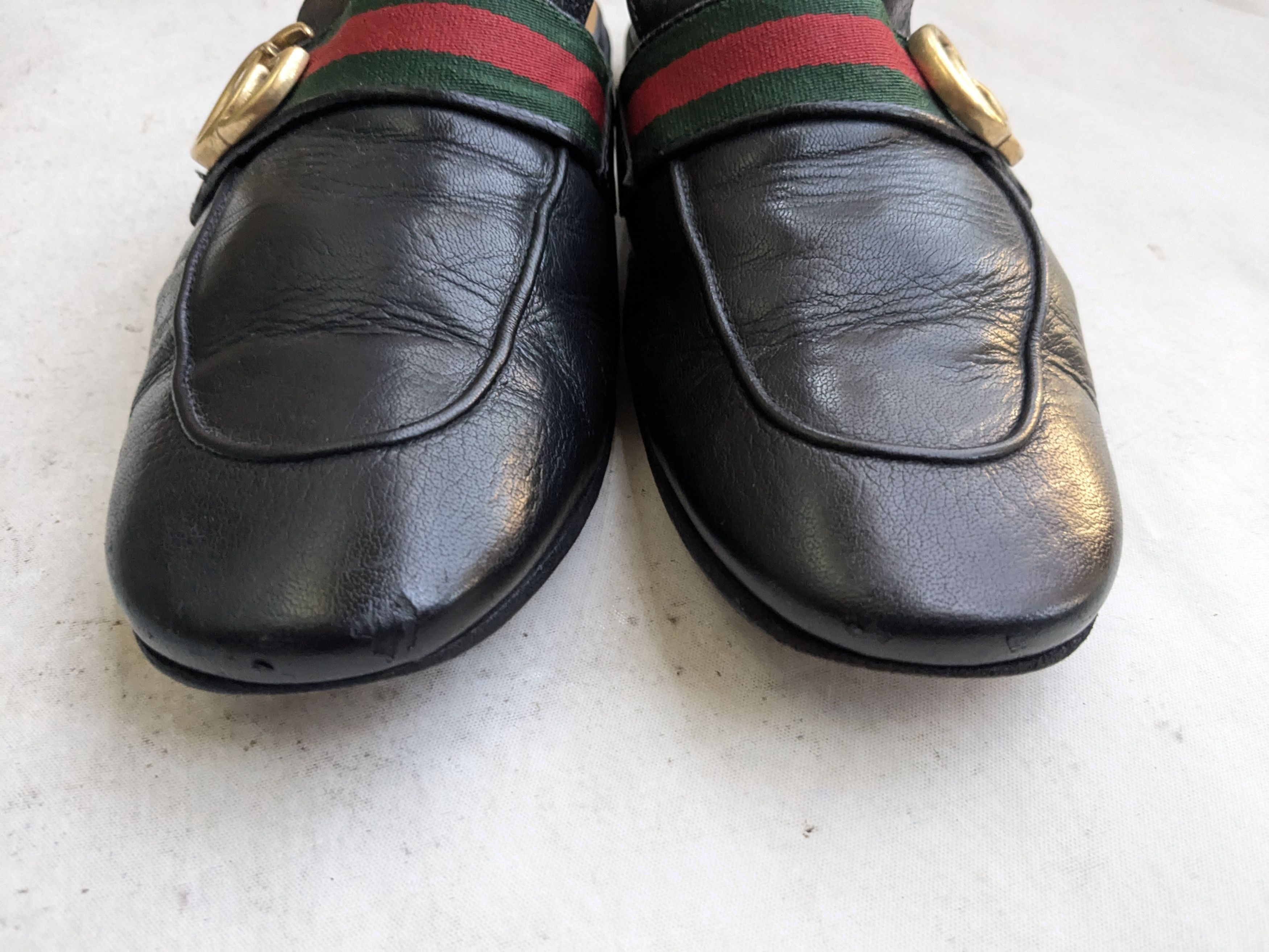 Gucci Gucci Horsebit Loafers Black Leather 8.5 Snaffle Mules Size US 8.5 / EU 41-42 - 3 Thumbnail