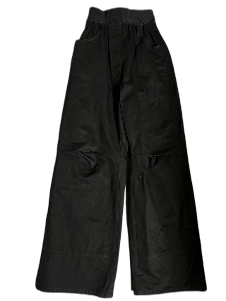 Raf Simons Raf Simons Black Wide-Leg Denim Pants-yf Size US 36 / EU 52 - 1 Thumbnail