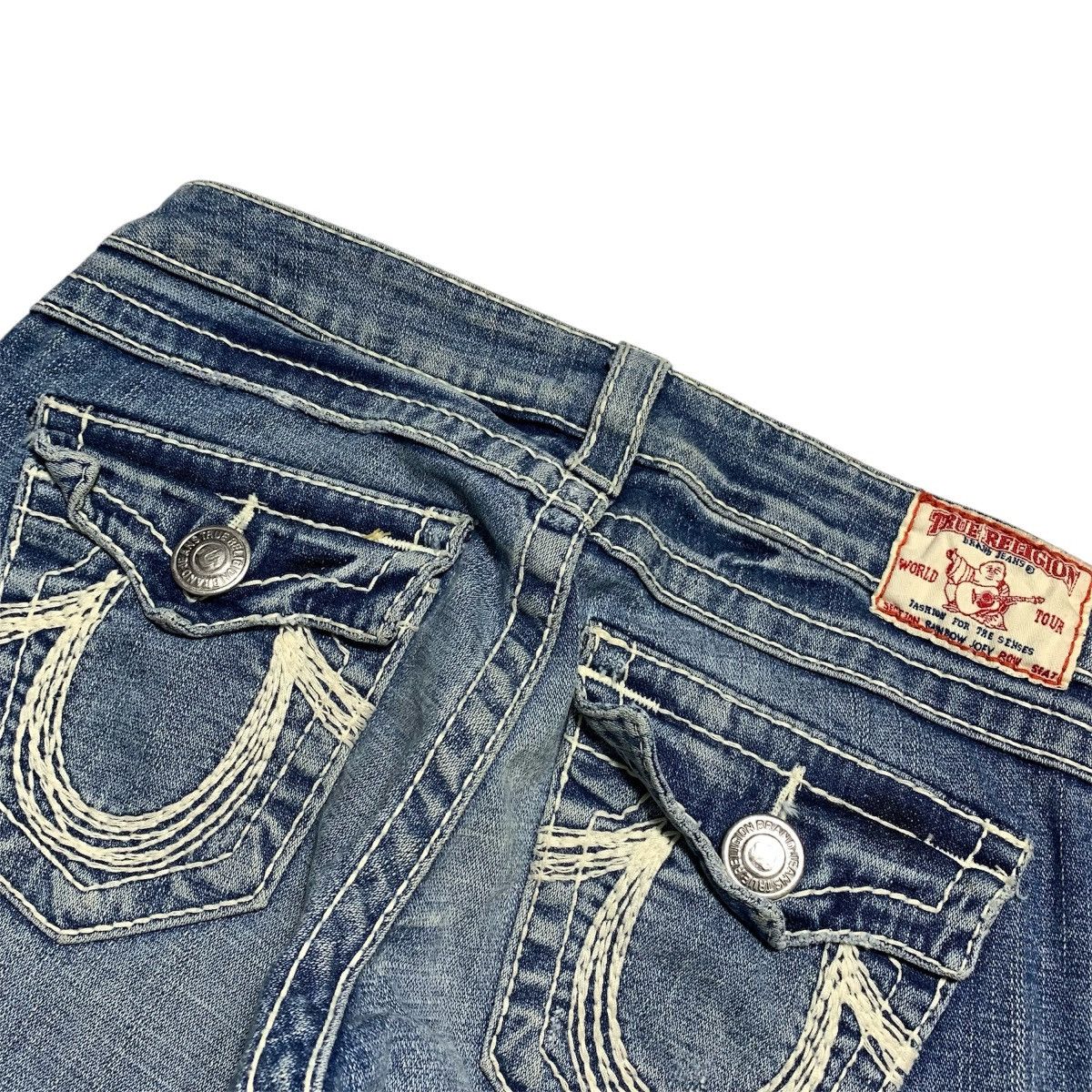 True Religion True Religion Joey Crazy Flare Bootcut Pants Size 25" / US 0 / IT 36 - 3 Thumbnail