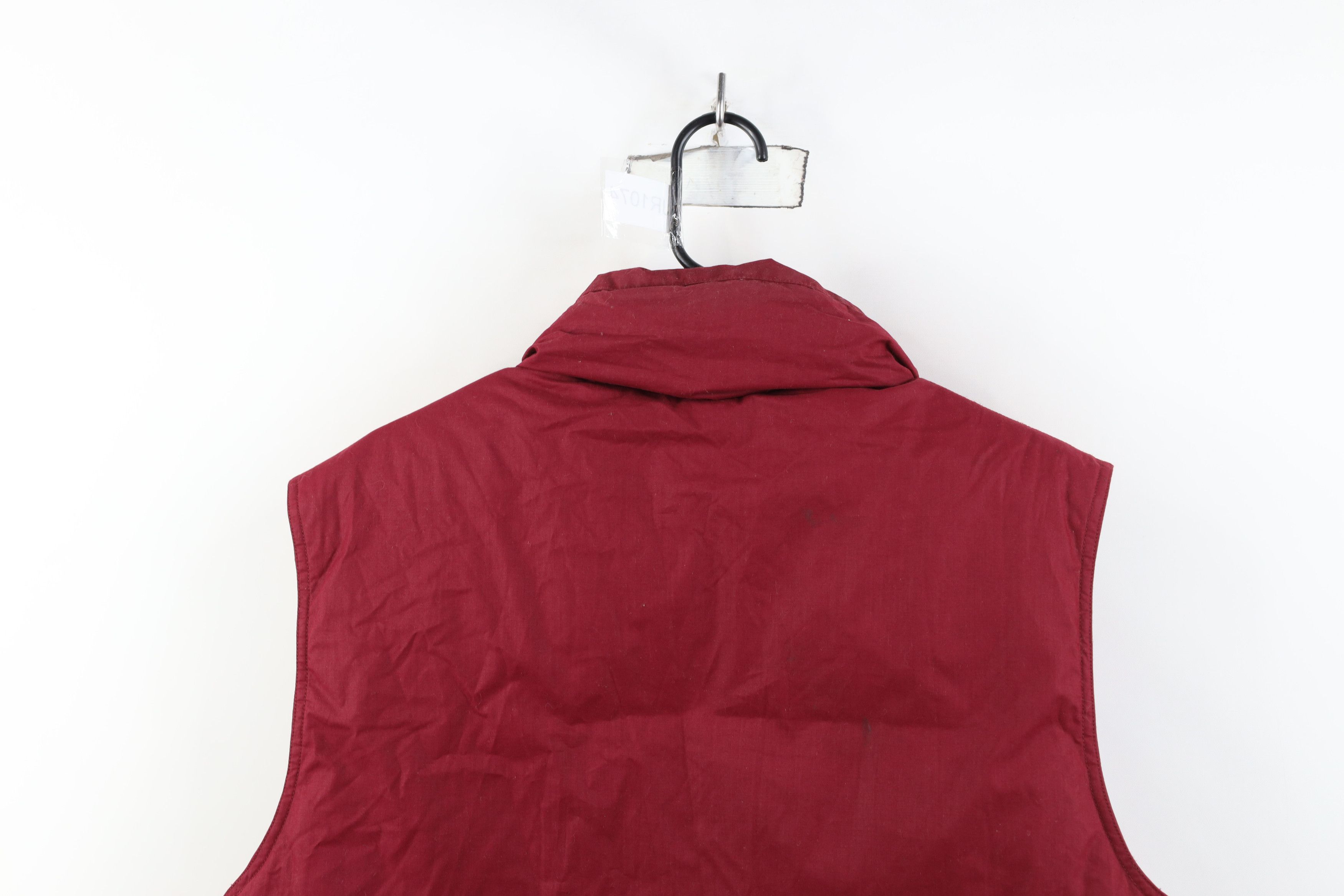 Eddie Bauer Vintage 90s Eddie Bauer Duck Down Puffer Vest Jacket Red Size M / US 6-8 / IT 42-44 - 15 Thumbnail