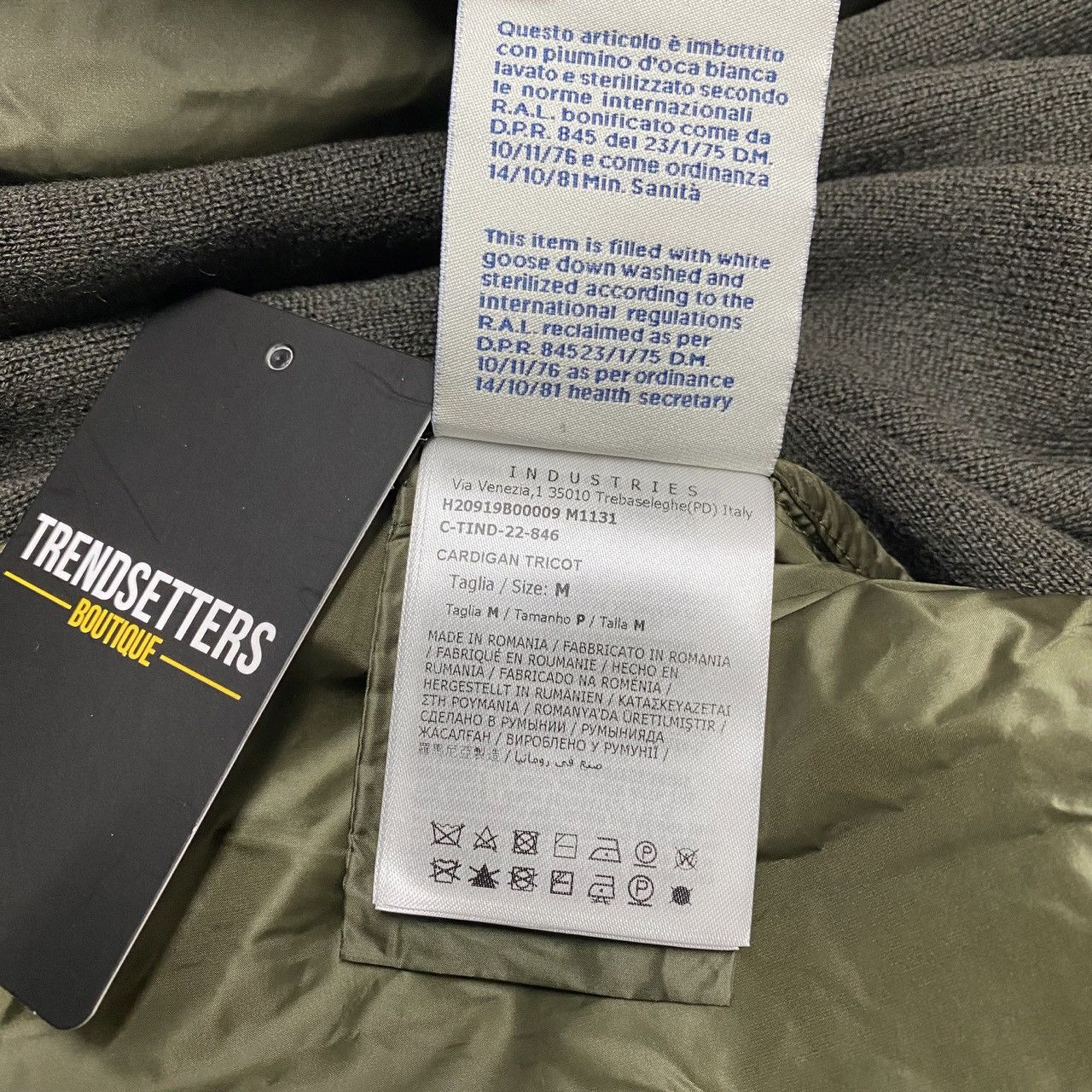 Moncler Moncler tricot hooded padded cardigan mens size M sweater Size US M / EU 48-50 / 2 - 16 Thumbnail