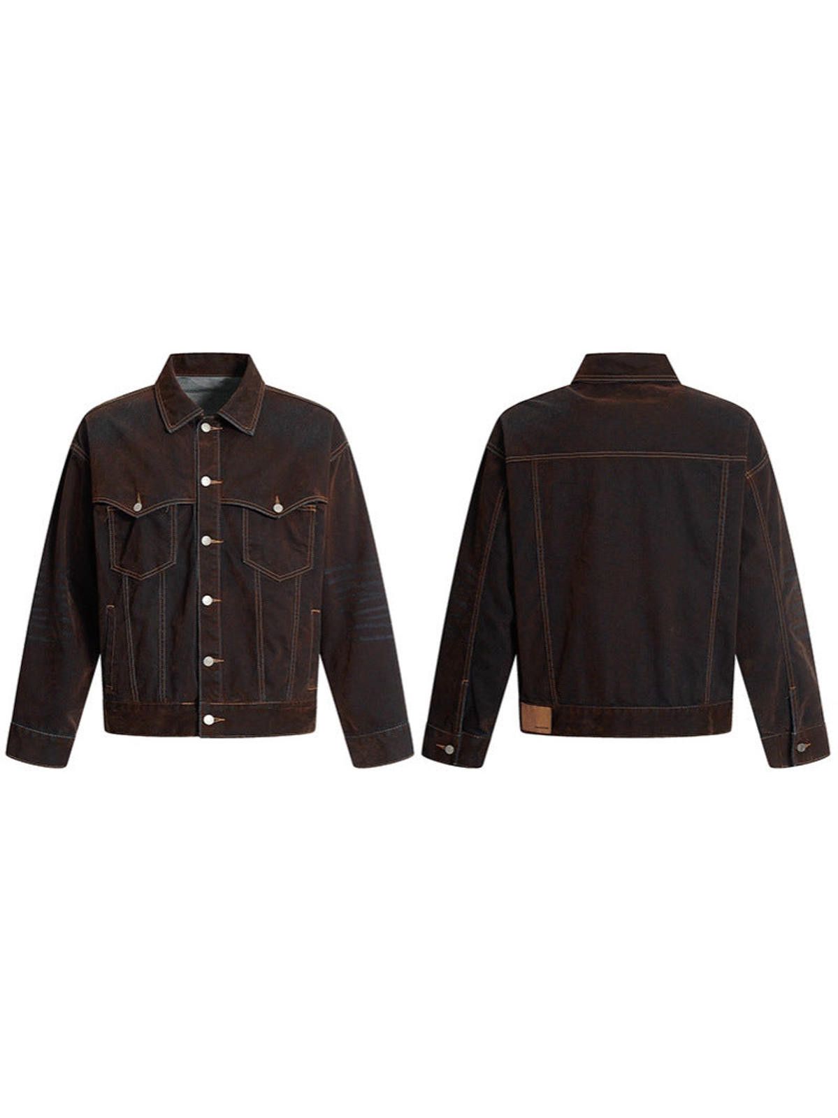 Other Heavyweight Dirty-Treated Distressed Denim Jacket Size US M / EU 48-50 / 2 - 3 Thumbnail