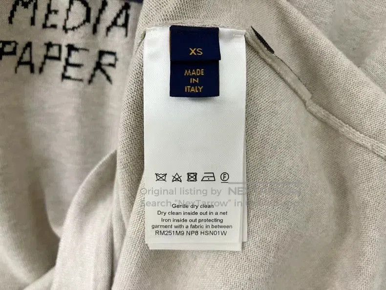 Louis Vuitton Louis Vuitton x Park Seo Bo Knit Slogan Tee. Size US XS / EU 42 / 0 - 4 Thumbnail