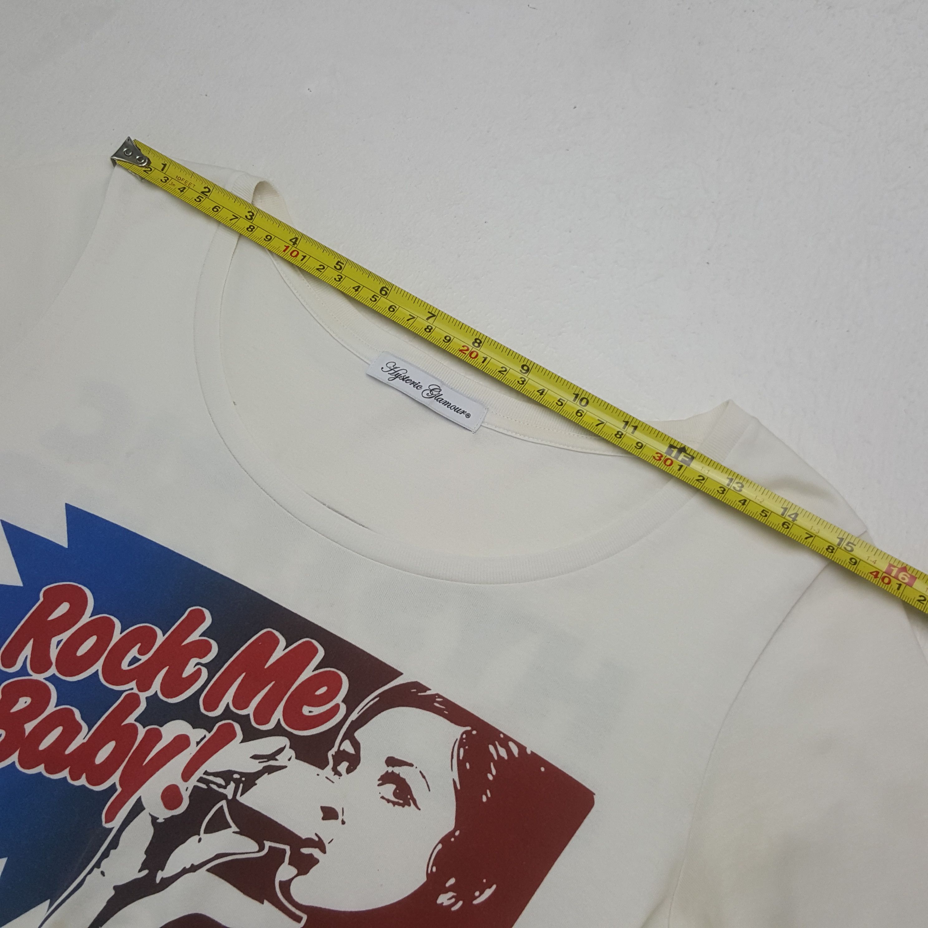 Hysteric Glamour Vintage Hysteric Glamour Rock Me Baby! Tshirt Size S / US 4 / IT 40 - 6 Thumbnail
