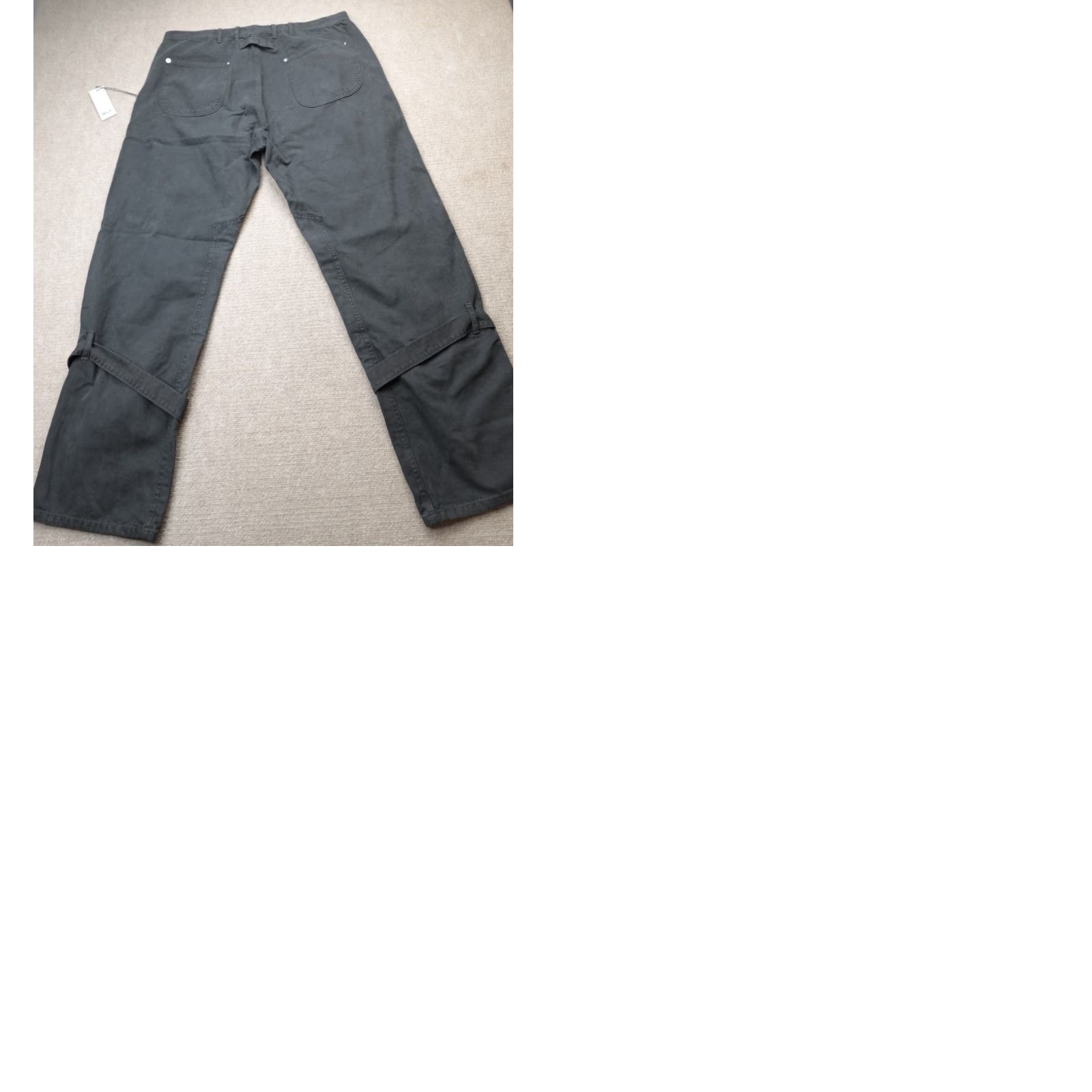 Vintage Billy Los Angeles Pants 36 Gray Canvas Double Knee Made in USA NEW Size US 36 / EU 52 - 9 Thumbnail