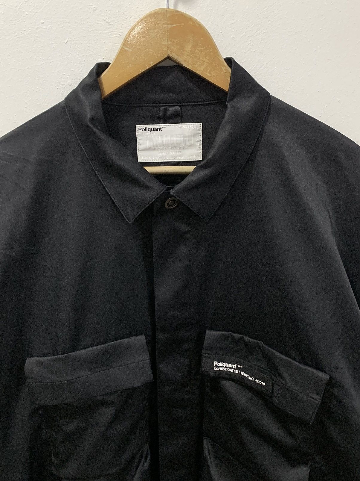 Japanese Brand POLIQUANT TECHNICAL SHIRT JACKET Size US XL / EU 56 / 4 - 3 Thumbnail