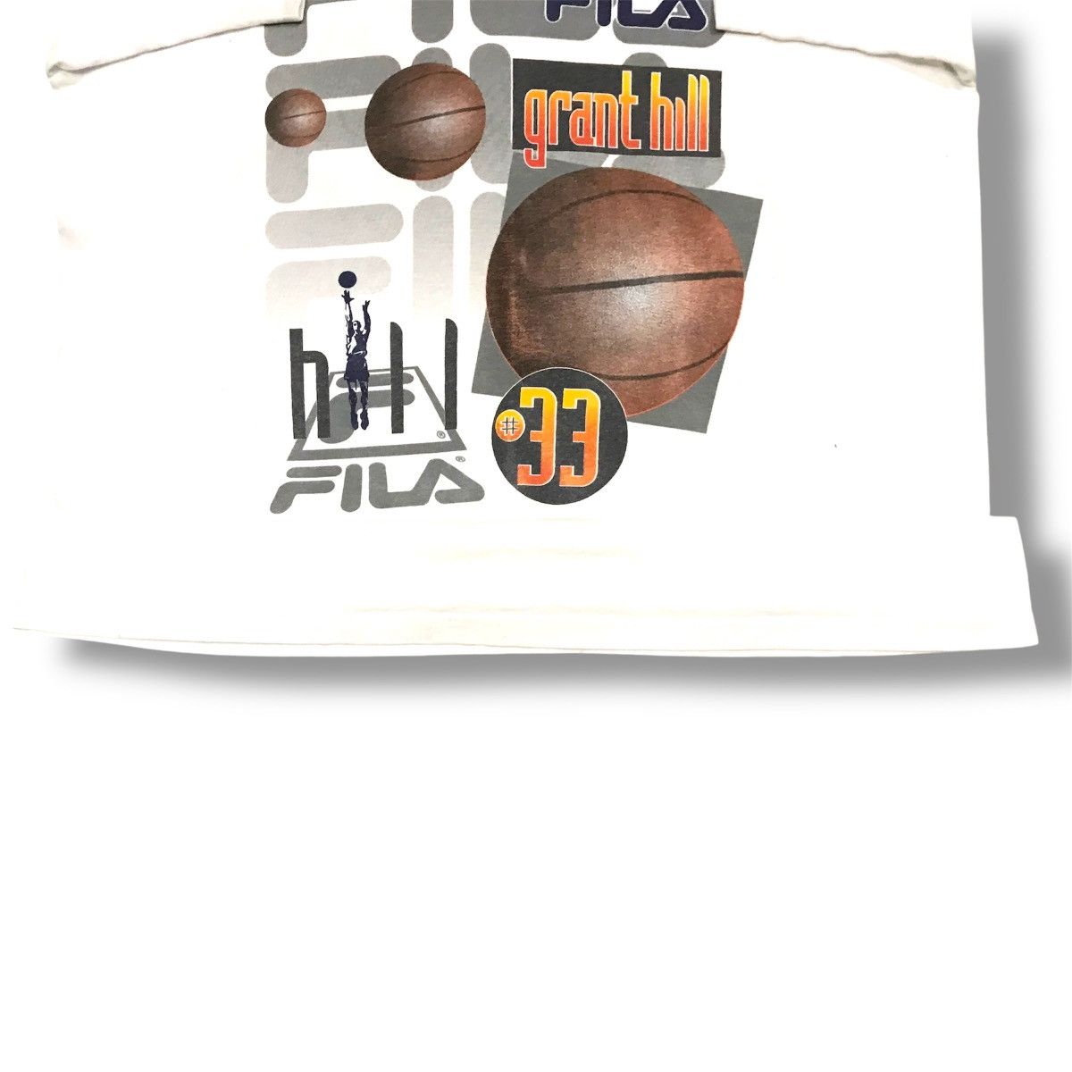 Fila × Vintage Vintage Fila Grant Hill 33 Tshirt Size US M / EU 48-50 / 2 - 6 Thumbnail