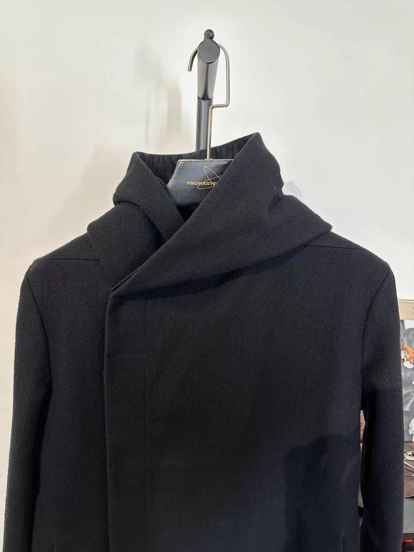Rick Owens Rick Owens Wool Structured Hooded Cloak 50 Size US M / EU 48-50 / 2 - 5 Thumbnail
