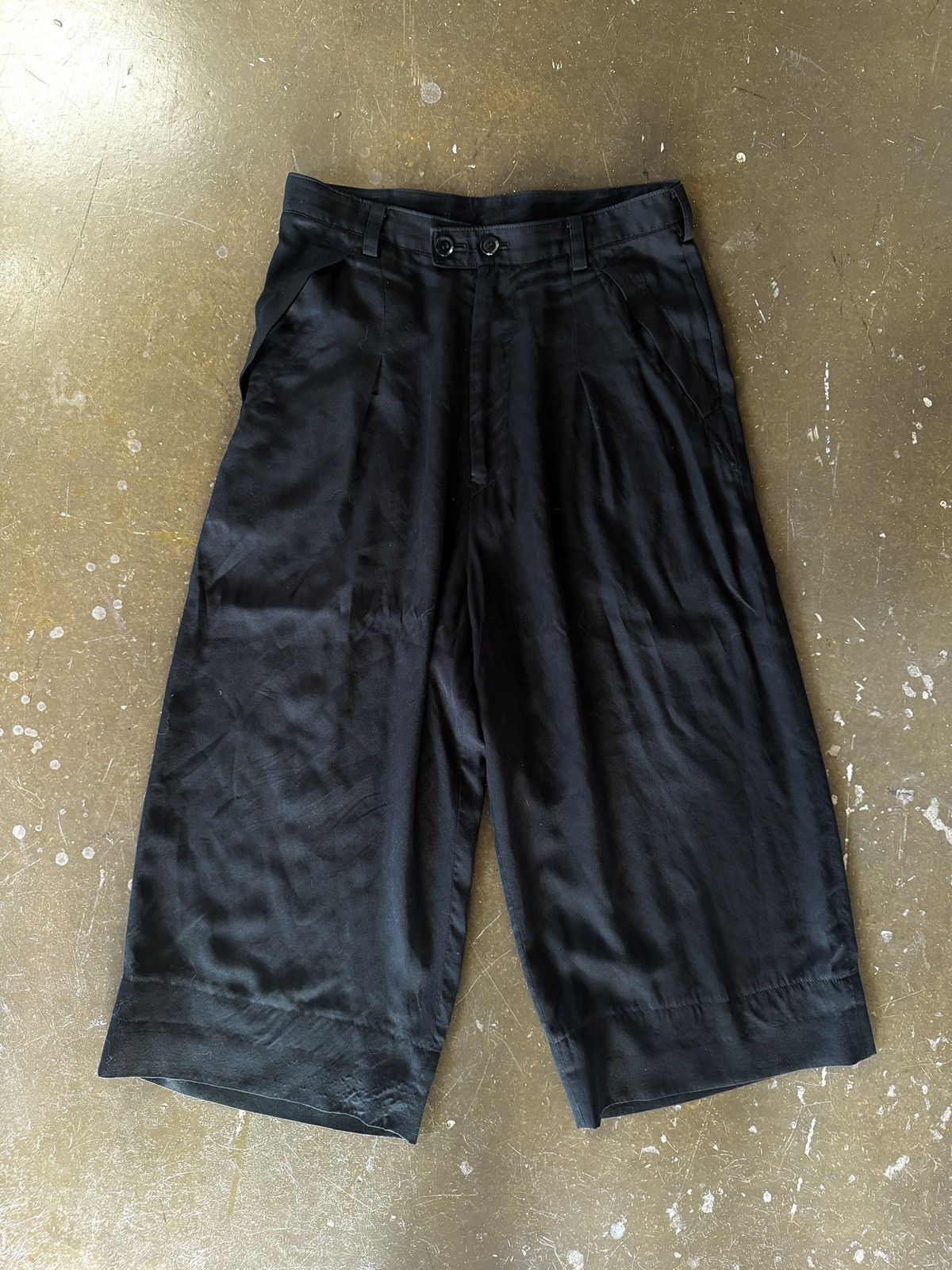 Yohji Yamamoto Yohji Yamamoto Cropped Trousers Size US 28 / EU 44 - 1 Thumbnail