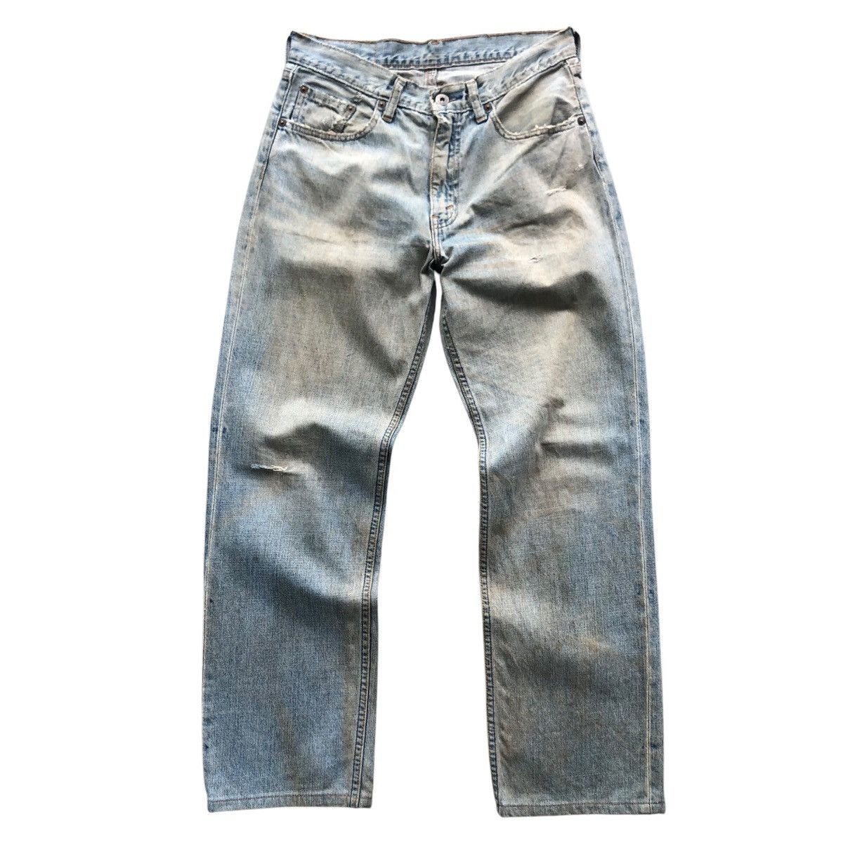 Levi's × Levi's Vintage Clothing Vintage distressed LEVIS 502 button HKQ8 mud wash jeans Size US 31 - 1 Thumbnail