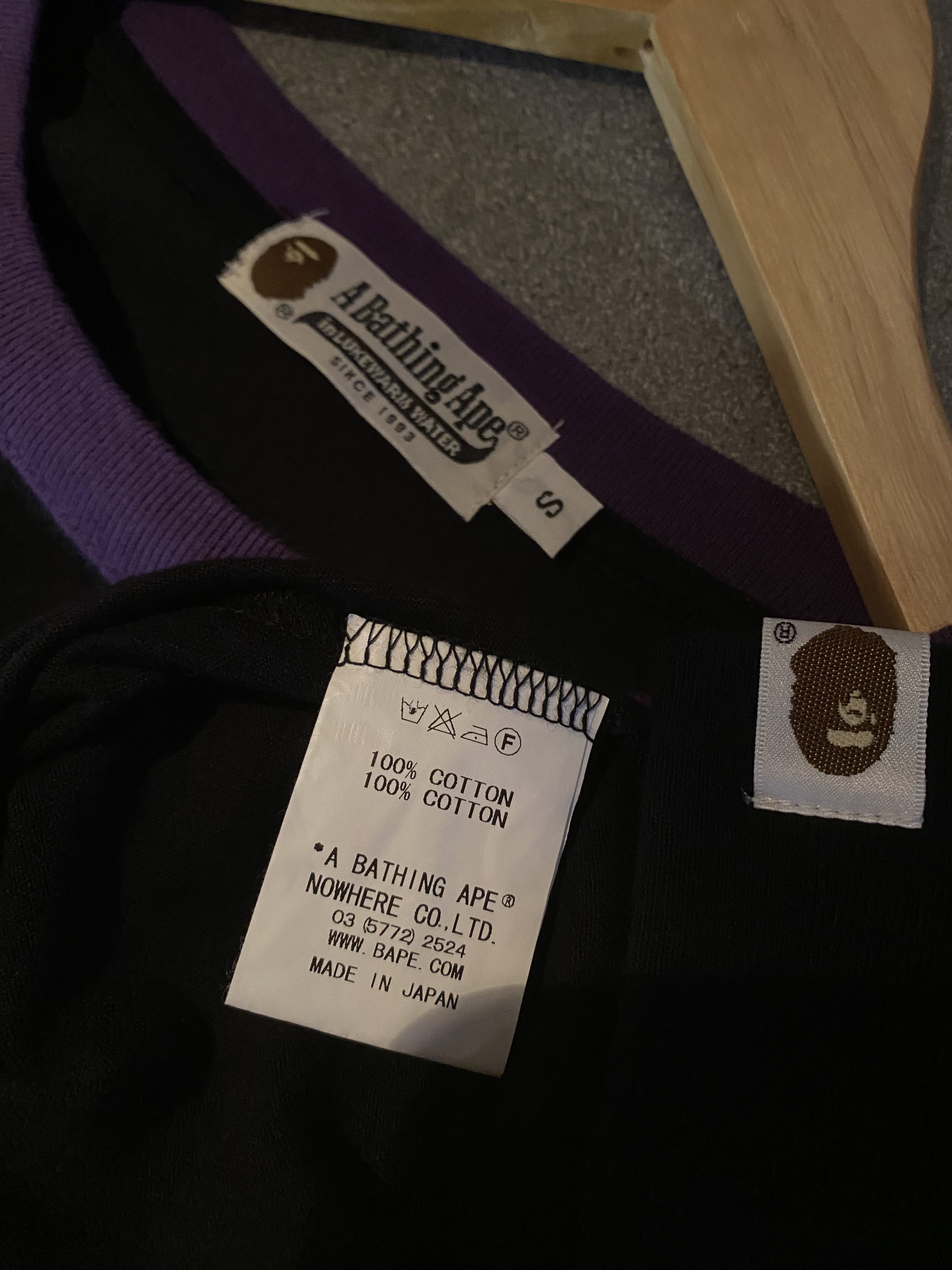 Bape 10s Bape Polo Ralph Lauren Parody Long Sleeve T Shirt Size US S / EU 44-46 / 1 - 7 Thumbnail