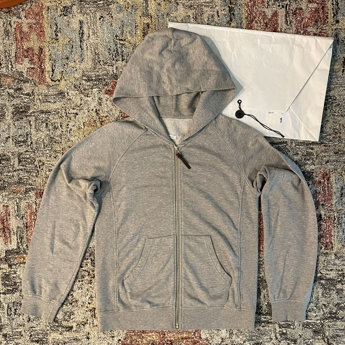 image of Visvim Aw15 Jv Hoodie Fz Luxsic Cotton Riri Zip Japan Ict Crash in Grey, Men's (Size Small)