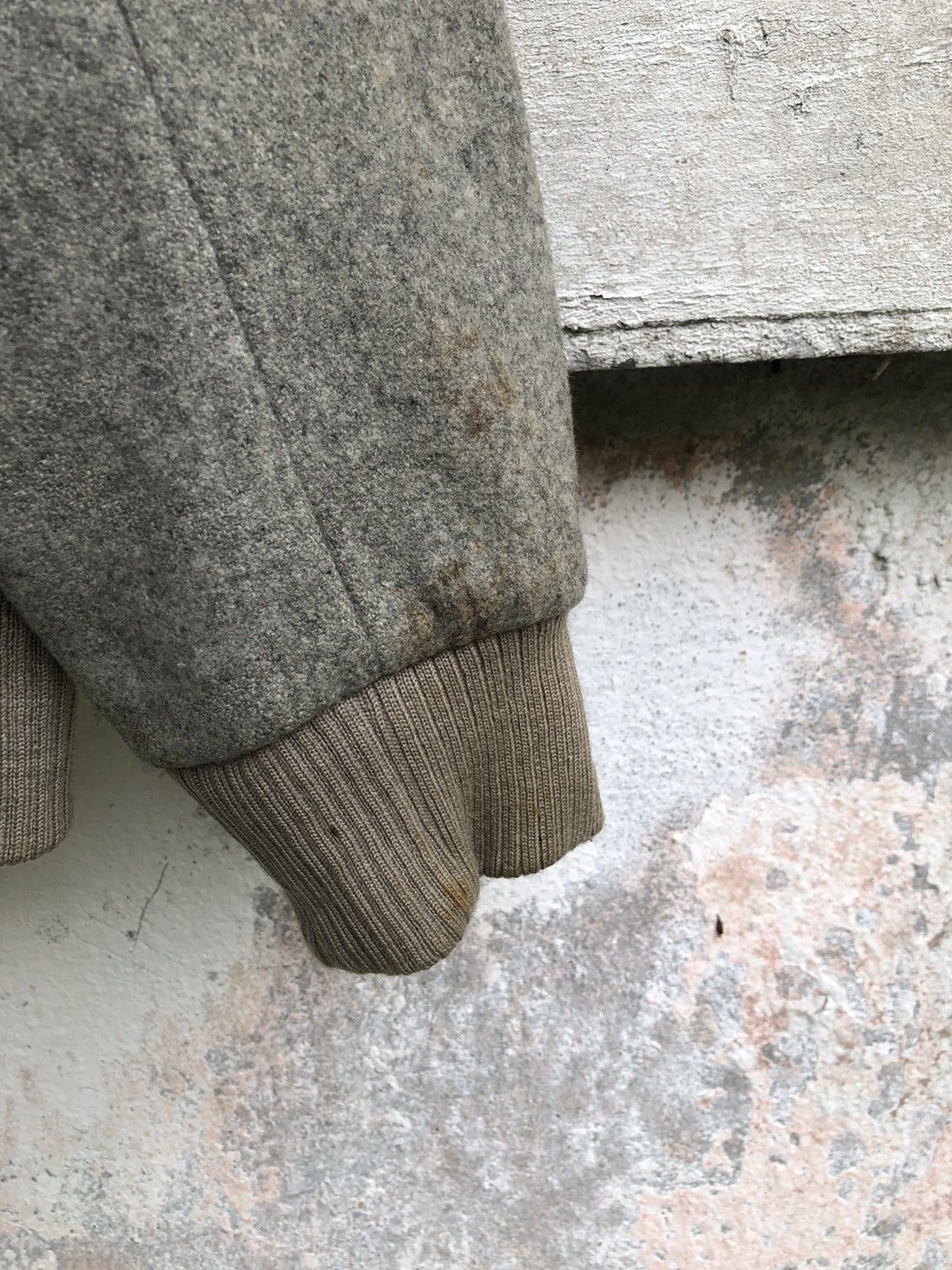 Vintage Vintage 90s Belair Leather Lining Wool Sherpa Lining Jacket Size US M / EU 48-50 / 2 - 8 Thumbnail