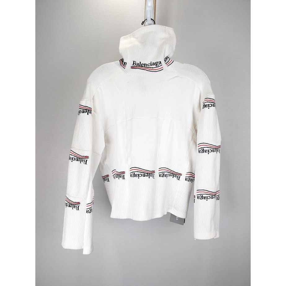 Balenciaga o1rshd1 Socks Jumper Political Tennis Socks in White Size US S / EU 44-46 / 1 - 1 Thumbnail