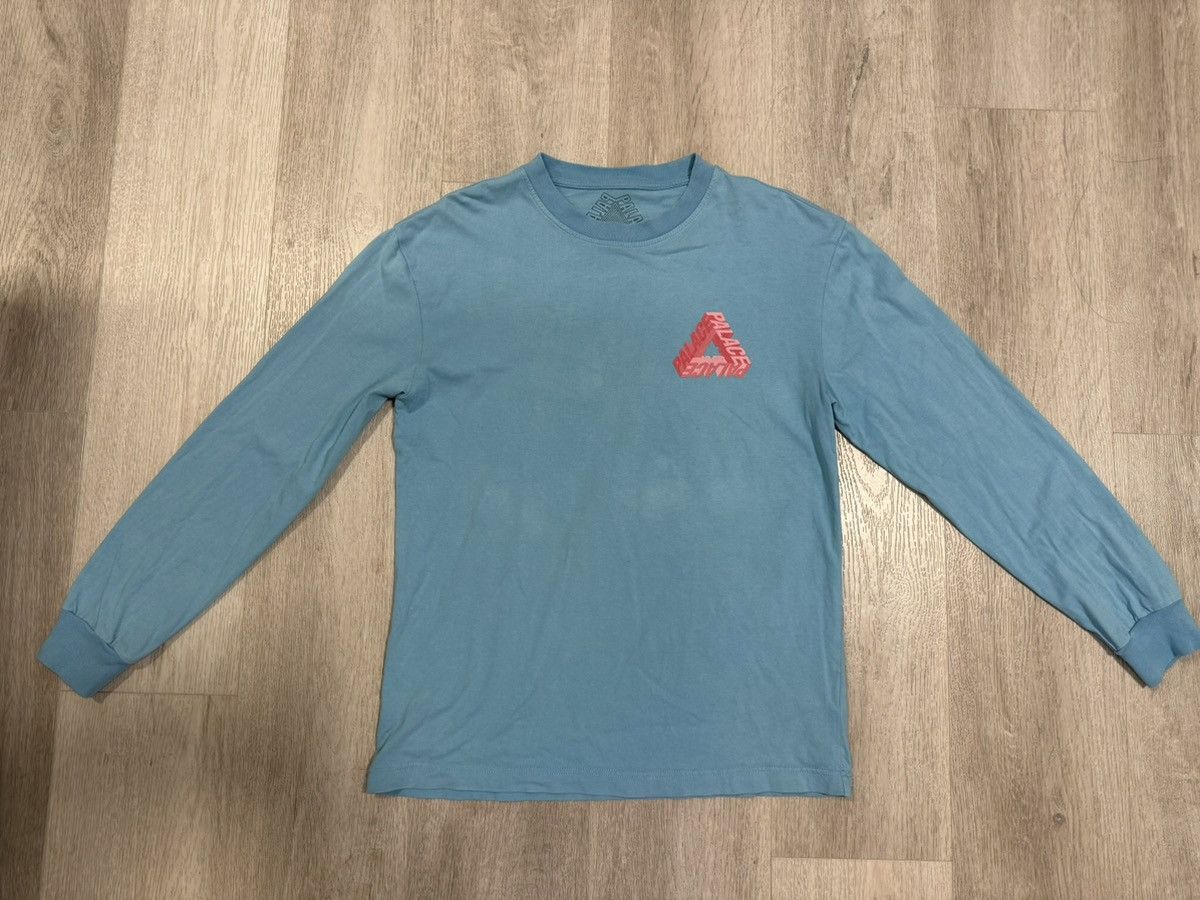 Palace Palace P-3D Longsleeve - Ultra Blue / Pink - Size S Size US S / EU 44-46 / 1 - 1 Thumbnail
