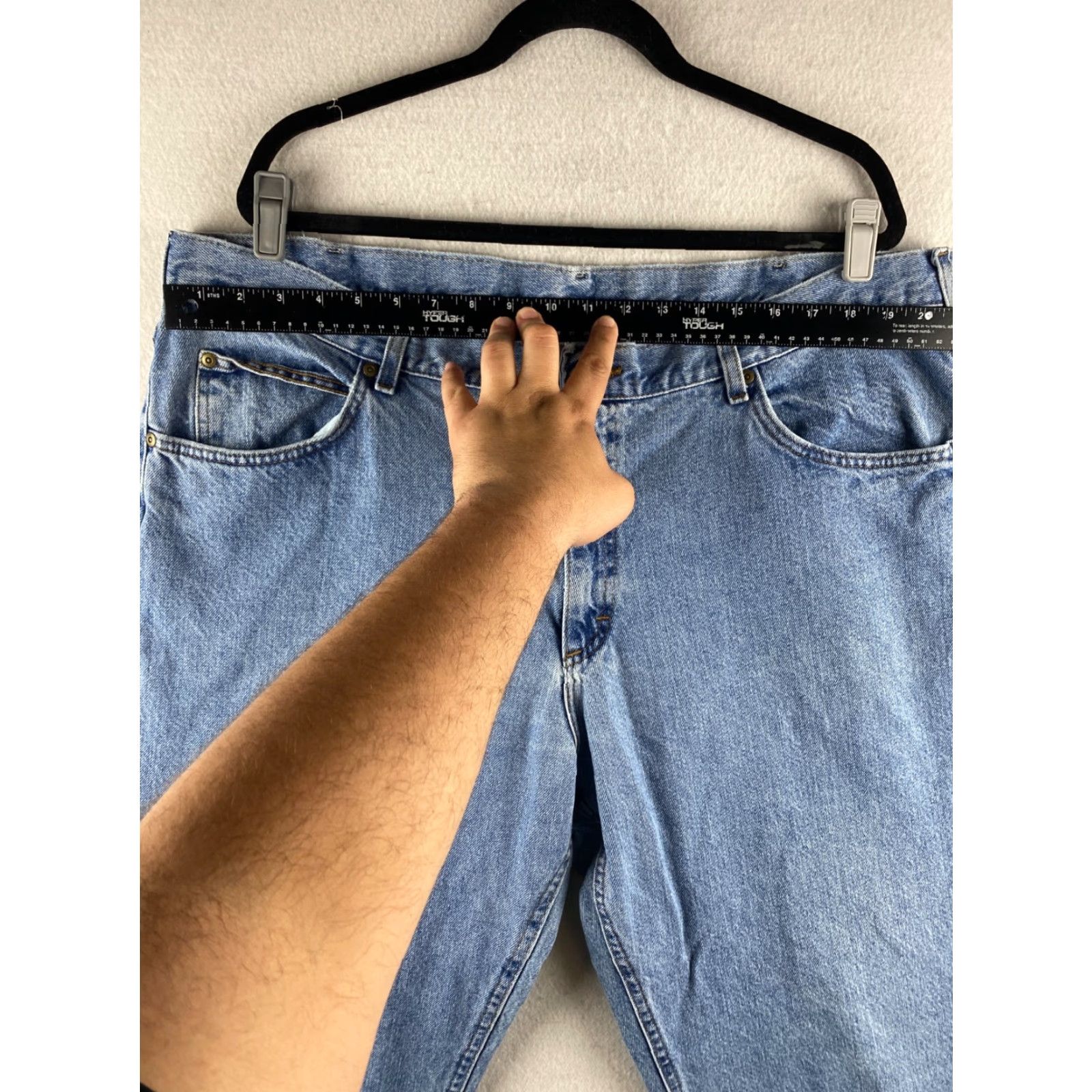 Vintage VINTAGE L.L. Bean Jeans Mens 42 x 29 Blue Tapered Relaxed Denim Light Jeans Size US 42 / EU 58 - 7 Thumbnail