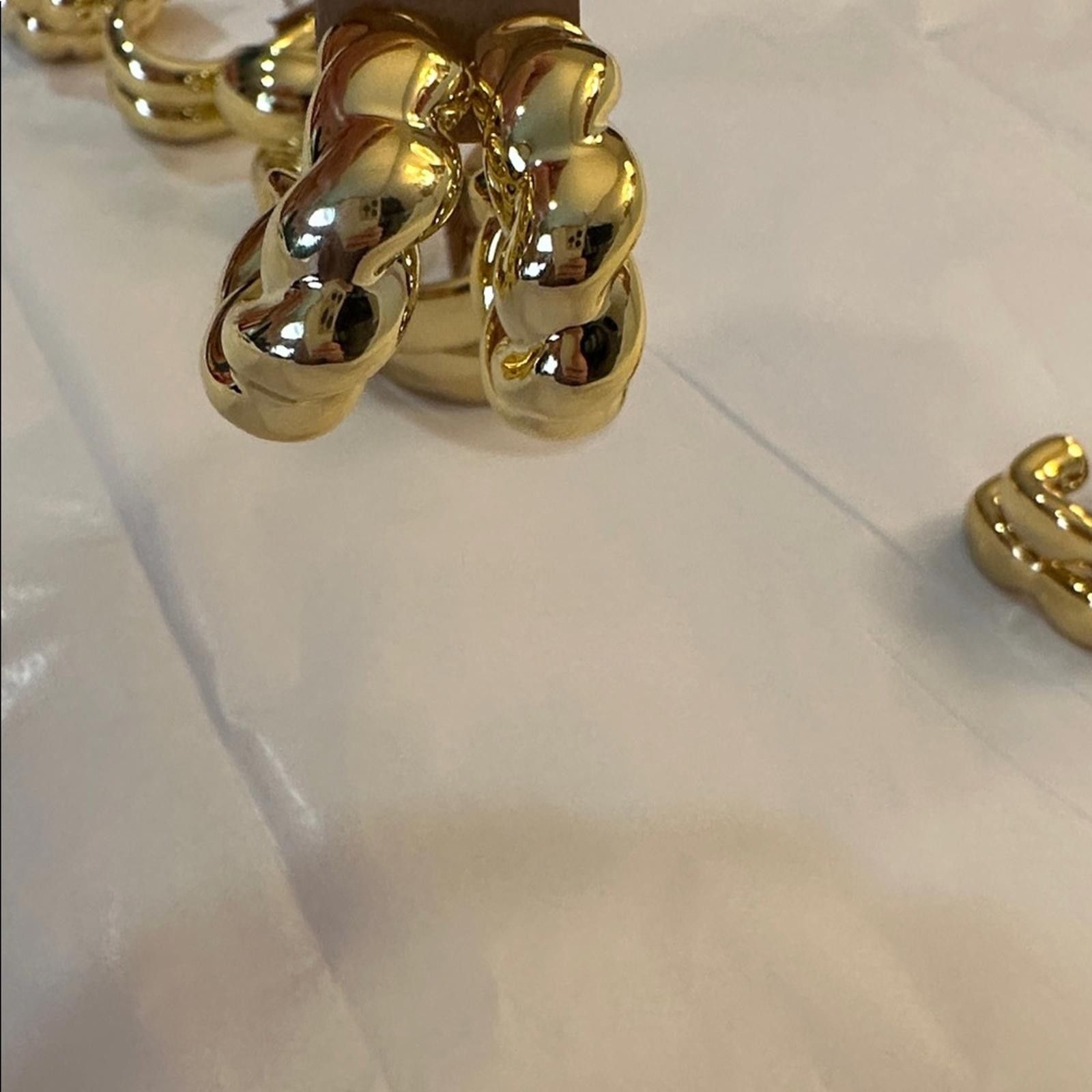 Other Chic Gold-Tone Textured Fashion Hoop Earrings Set of 6 Size ONE SIZE - 7 Thumbnail