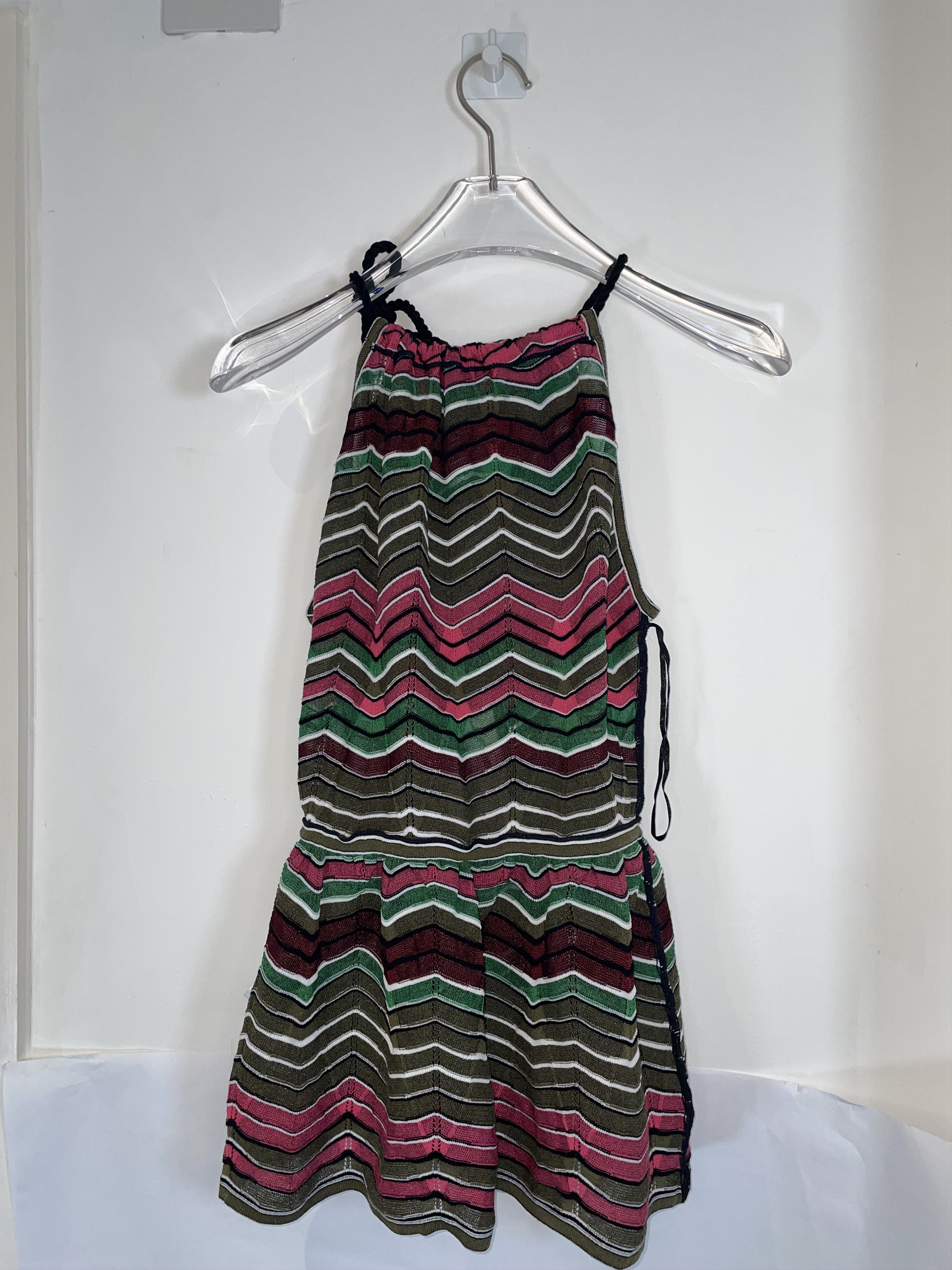 Missoni M Missoni | Chevron and Stripe Halter Top | Sz IT38 Size XS / US 0-2 / IT 36-38 - 6 Thumbnail