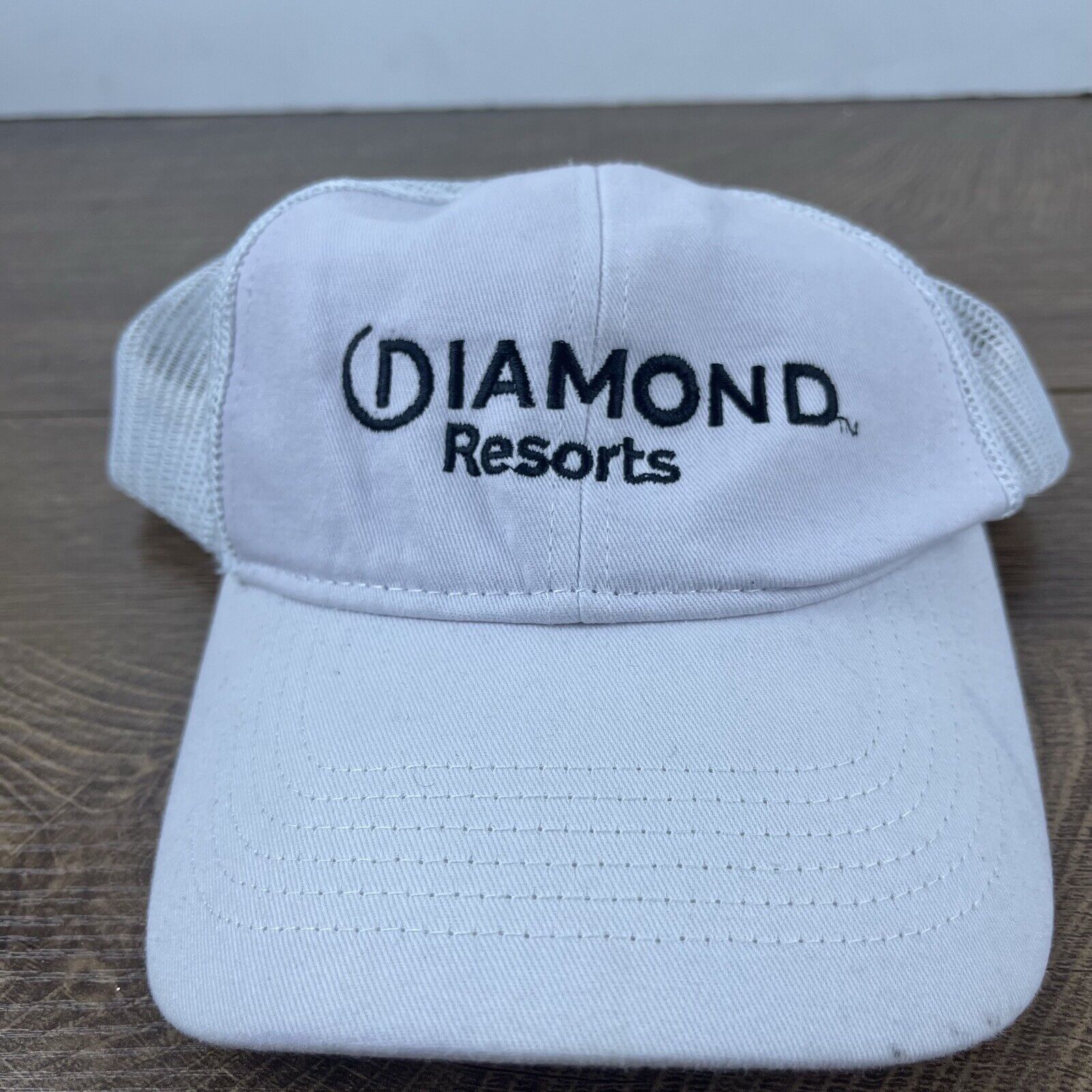 Other Diamond Resort Hat Diamond Snapback Hat White Adjustable Hat Size ONE SIZE - 2 Thumbnail