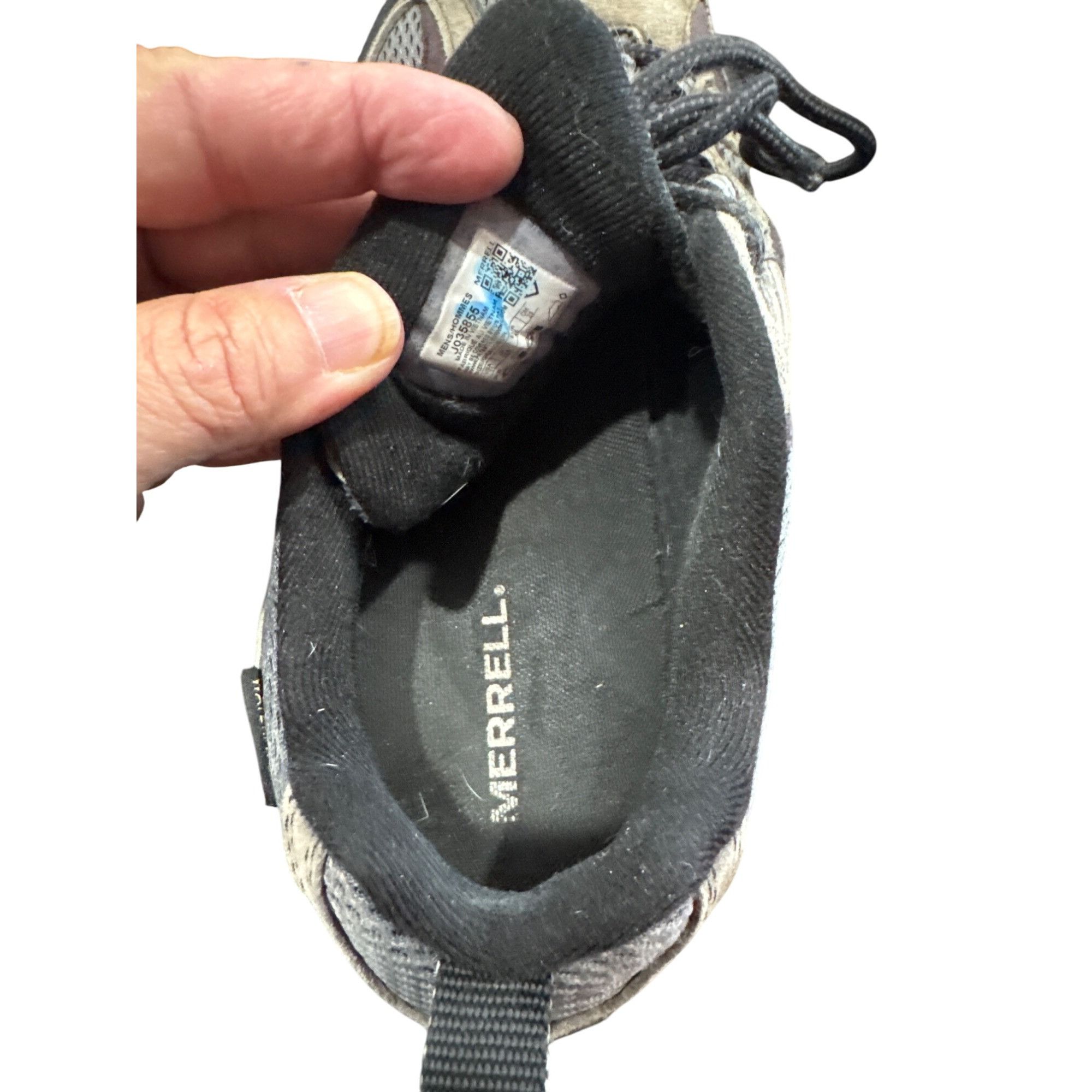 Merrell Merrell Mens Gray Brown Hiking Shoes sneakers Size 11 SKU812 Size US 11 / EU 44 - 11 Thumbnail