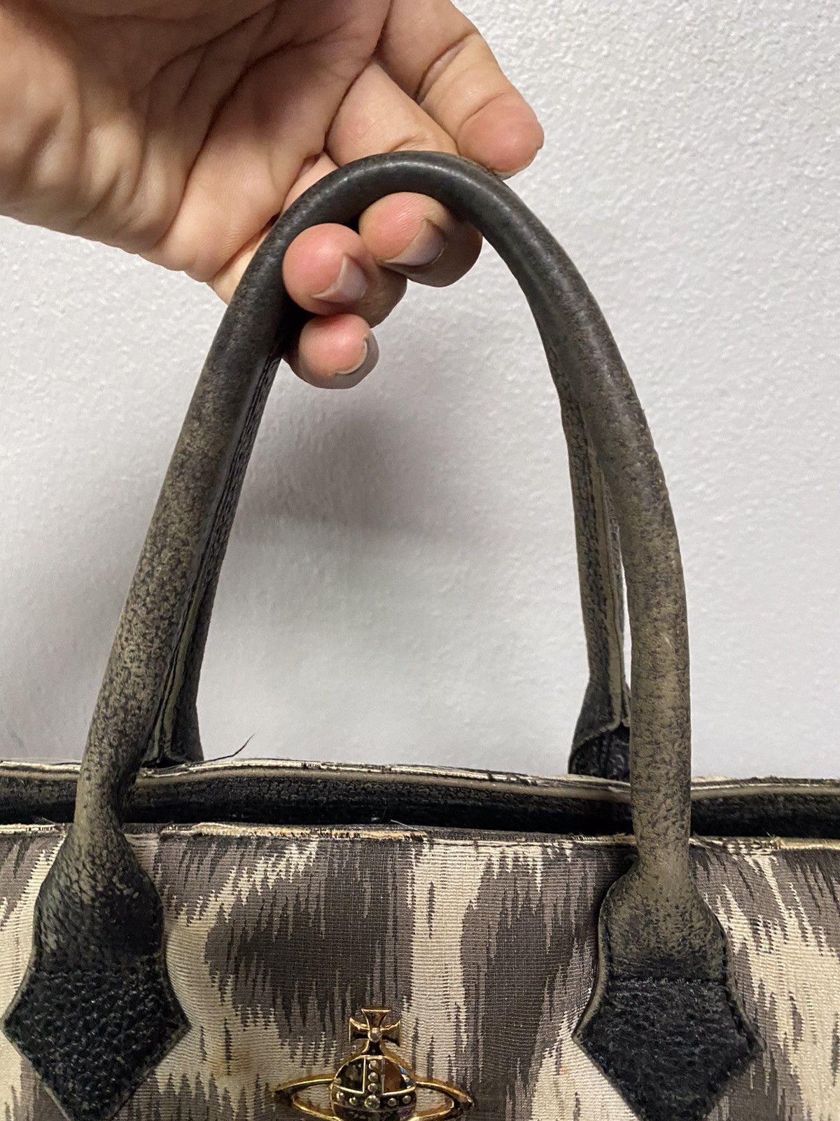 Malcolm McLaren × Vintage × Vivienne Westwood Vintage Vivieene Westwood distressed tote bag Size ONE SIZE - 12 Thumbnail