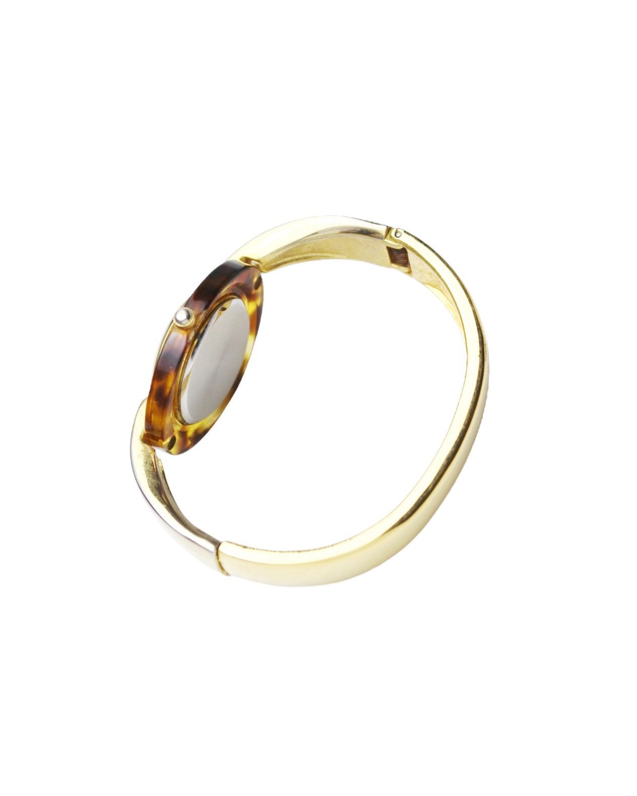 Japanese Brand × Vintage 2000S SANMORU BANGLE WATCH WITH AMBER-TONE BEZEL Size ONE SIZE - 6 Thumbnail