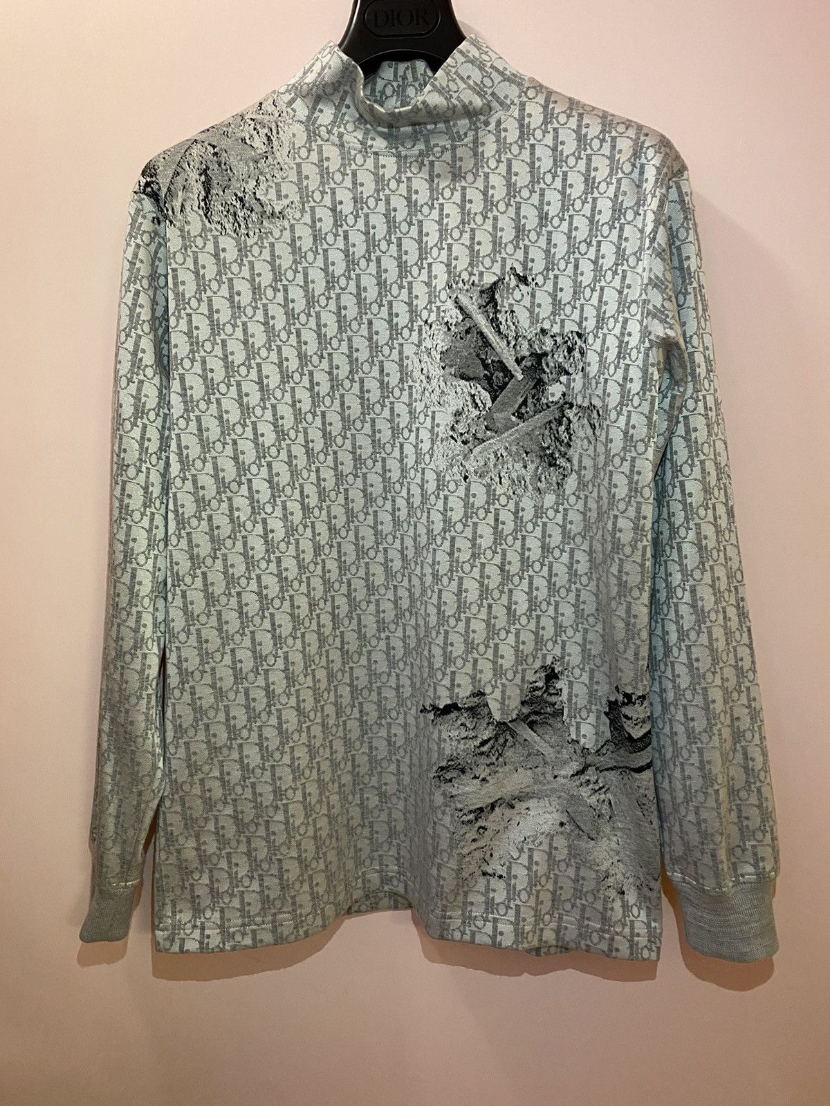 Daniel Arsham × Dior Dior x Daniel Arsham grey oblique long sleeve t shirt XS Size US XS / EU 42 / 0 - 2 Thumbnail