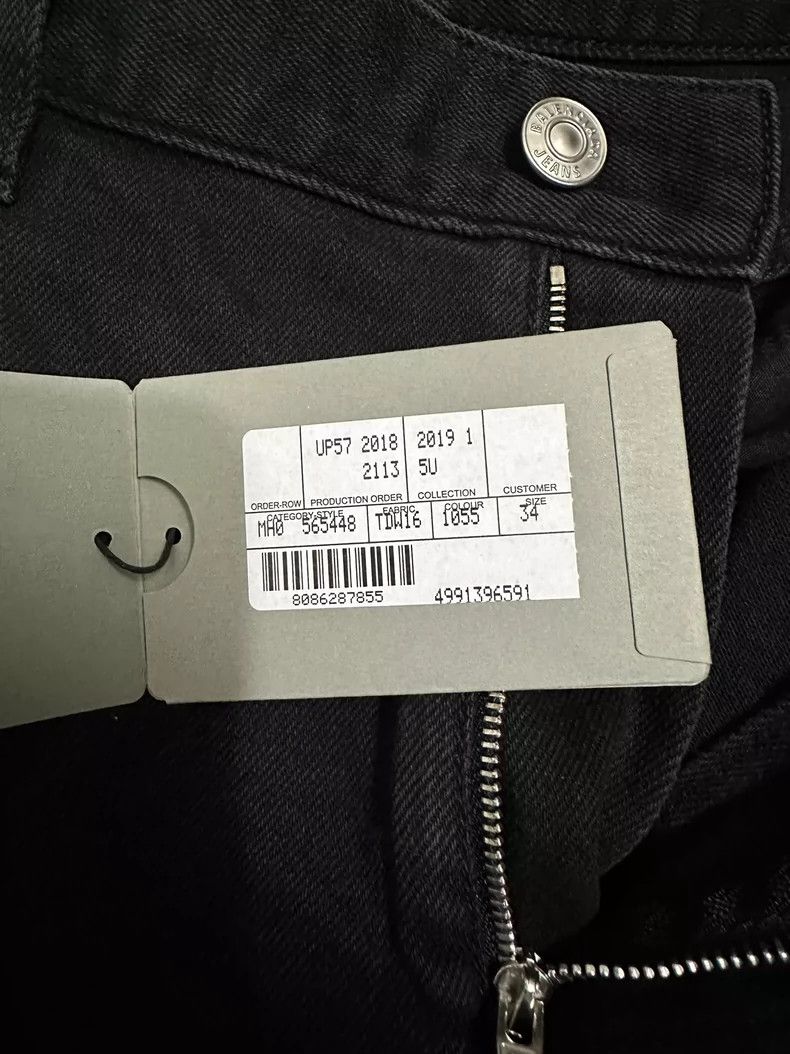 Balenciaga Balenciaga Black Jeans 2502-Nextarrow Size US 34 / EU 50 - 3 Thumbnail