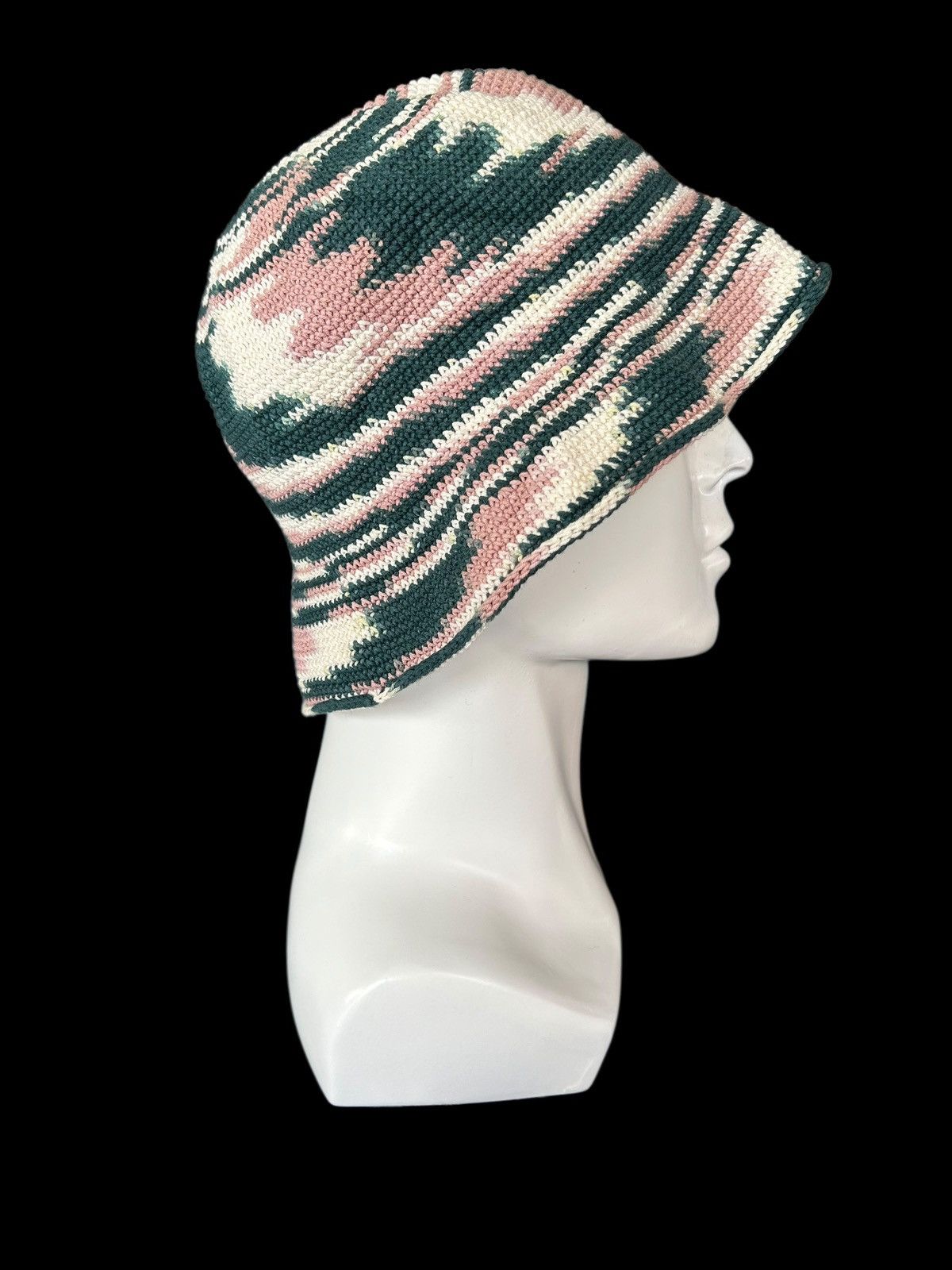 Japanese Brand × Kapital × Vintage Crochet Knitted handmade Rare Bucket Hats ☠️☠️ Size ONE SIZE - 3 Thumbnail
