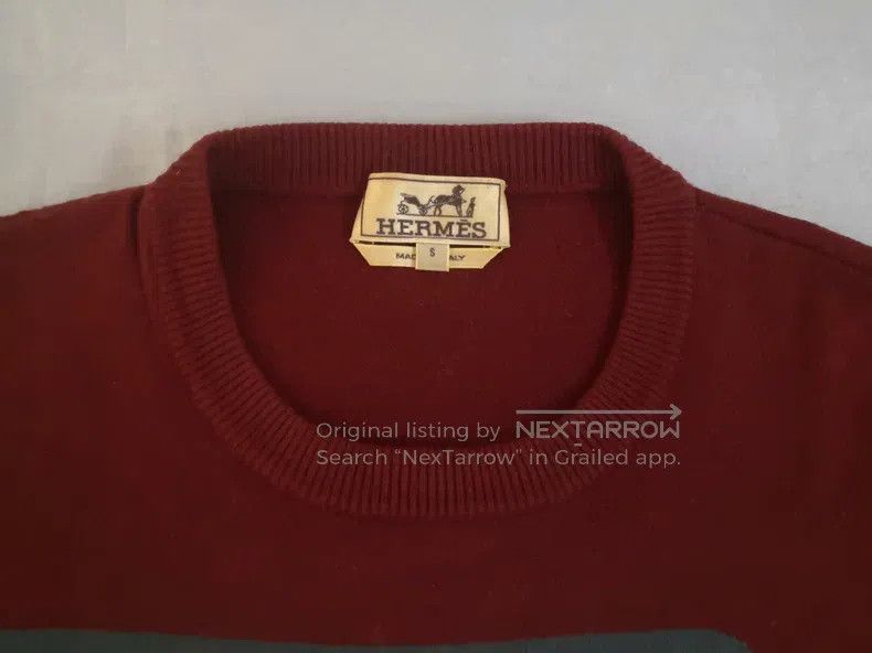 Hermes Hermes Men's knit sweater, autumn and winter style, 100% w Size US S / EU 44-46 / 1 - 3 Thumbnail