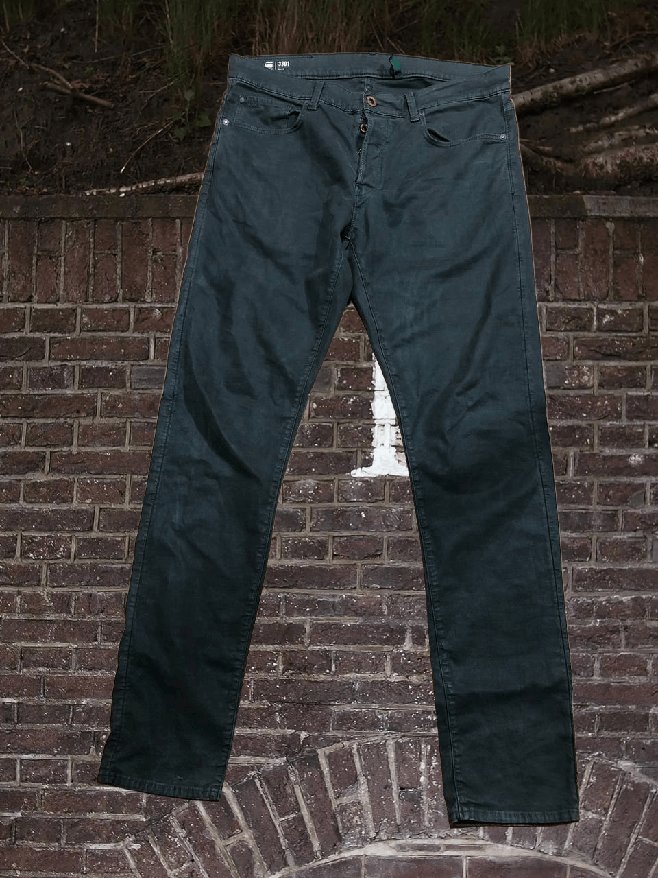 G-Star G-Star Raw 3301 Slim Button Fly Stretch Denim Jeans Size US 34 / EU 50 - 1 Thumbnail