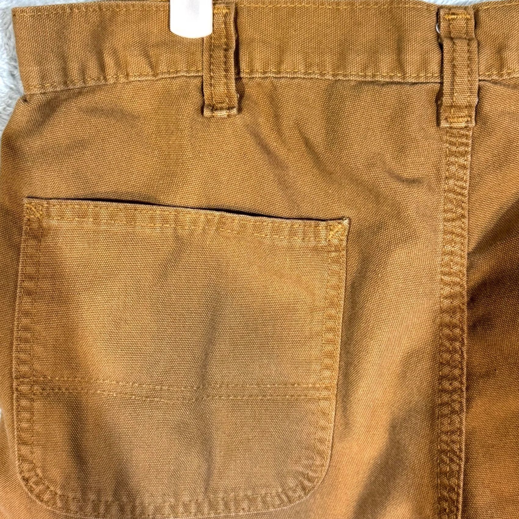 Carhartt VINTAGE Carhartt Carpenter Pants Mens 34x34 Brown Dungaree Fit Workwear Utility Zip Fly Size US 34 / EU 50 - 7 Thumbnail