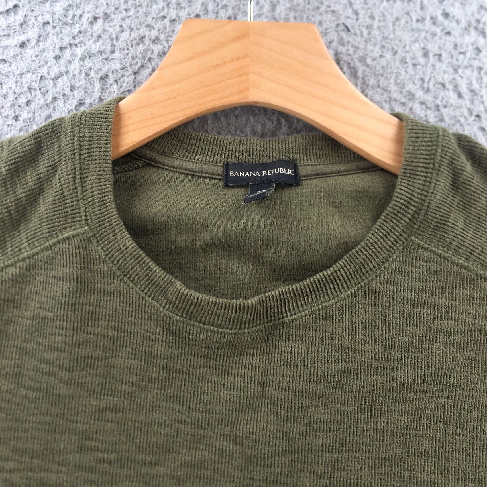 Banana Republic Banana Republic Raglan Sleeve Tee Tshirt Mens M Green Long Sleeve Cotton Blend Size US M / EU 48-50 / 2 - 3 Thumbnail