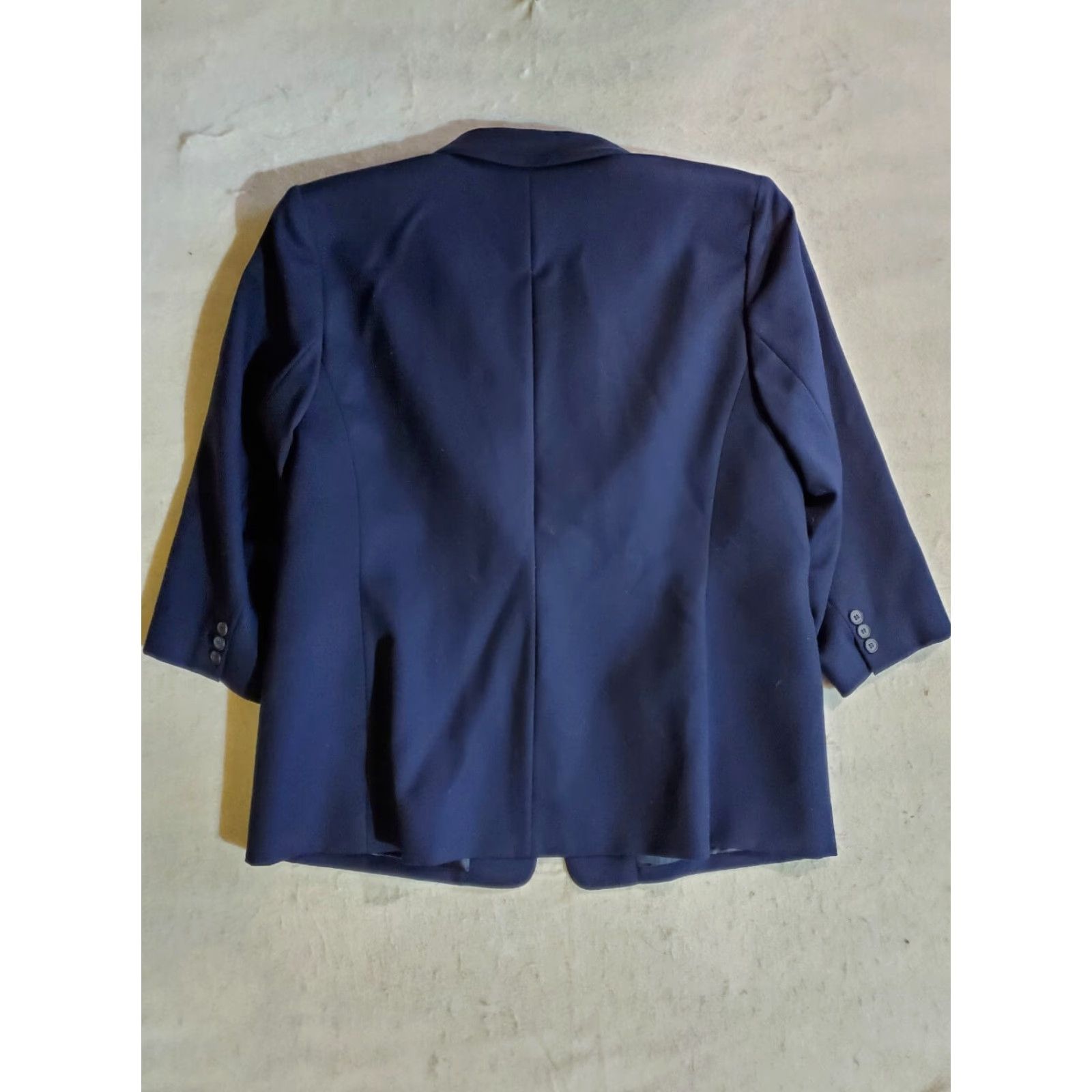 Pendleton VINTAGE Pendleton Signature Blazer Navy Blue One-Button Front Womens Sz 16W Size XXL / US 16-18 / IT 52-54 - 6 Thumbnail