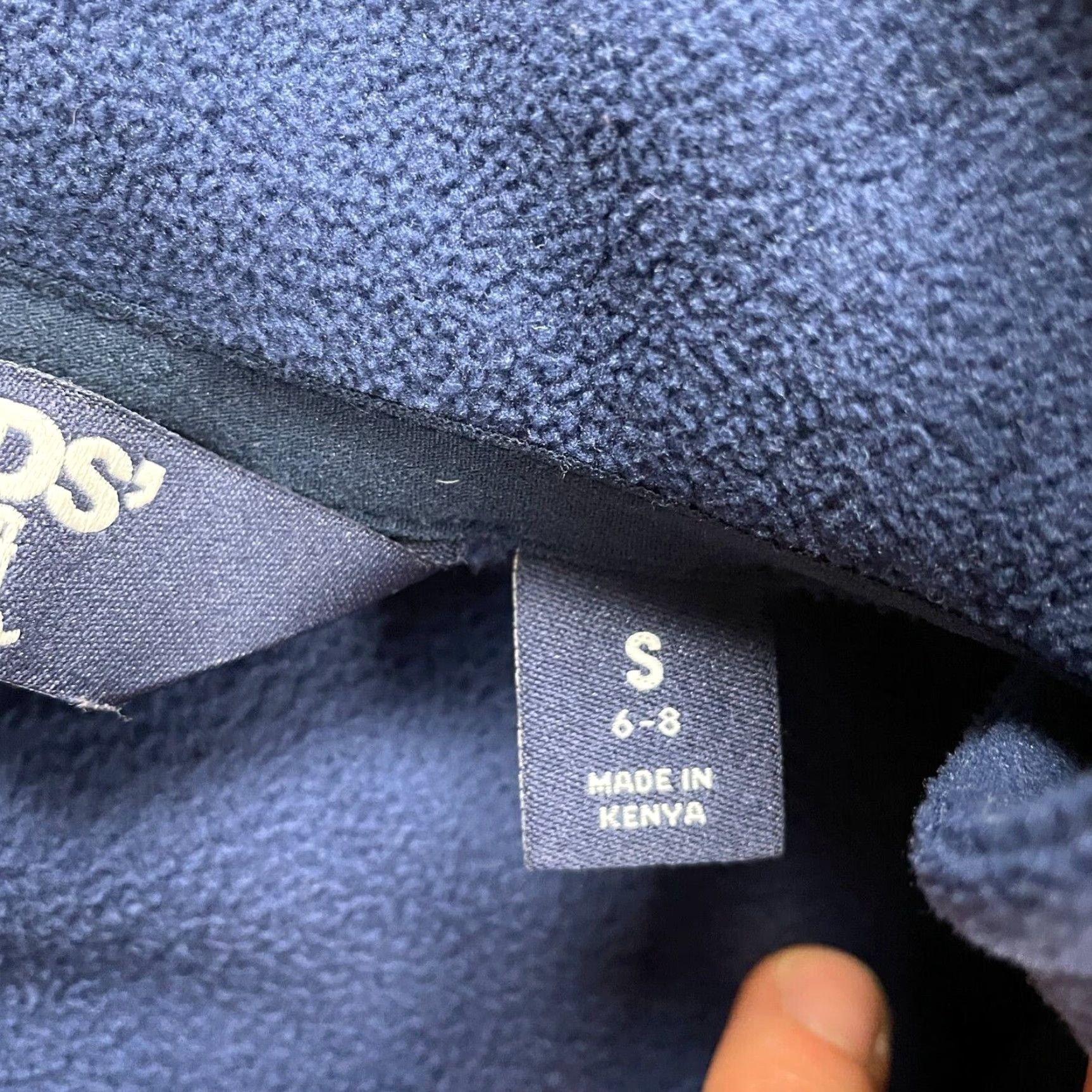 Lands' End Lands' End Oeko Tex Fleece Jacket Womens Small Blue 1/4 Zip High Neck Outdoor Jacket Size S / US 4 / IT 40 - 5 Thumbnail