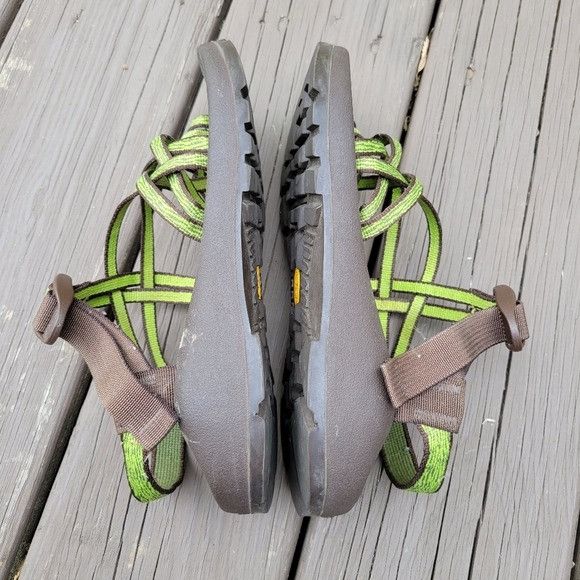Chaco ZX/2 Unaweep Aztec Brown Green Classic Strappy Vibram