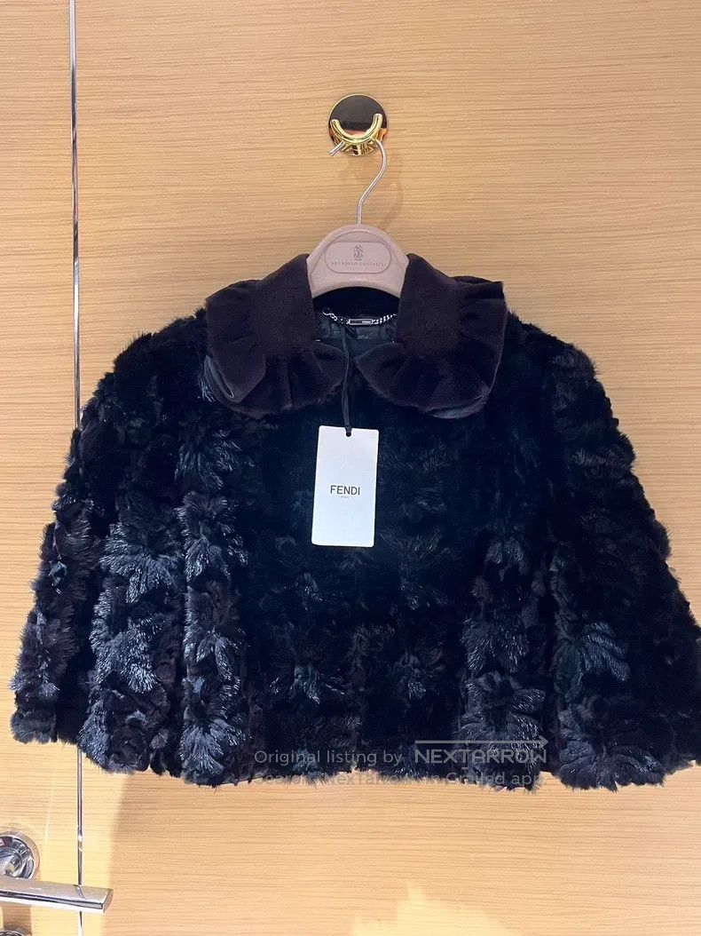 Fendi Fendi Heavy Embroidered Mink Fur Coat Size XXS / US 00 / IT 34 - 1 Thumbnail