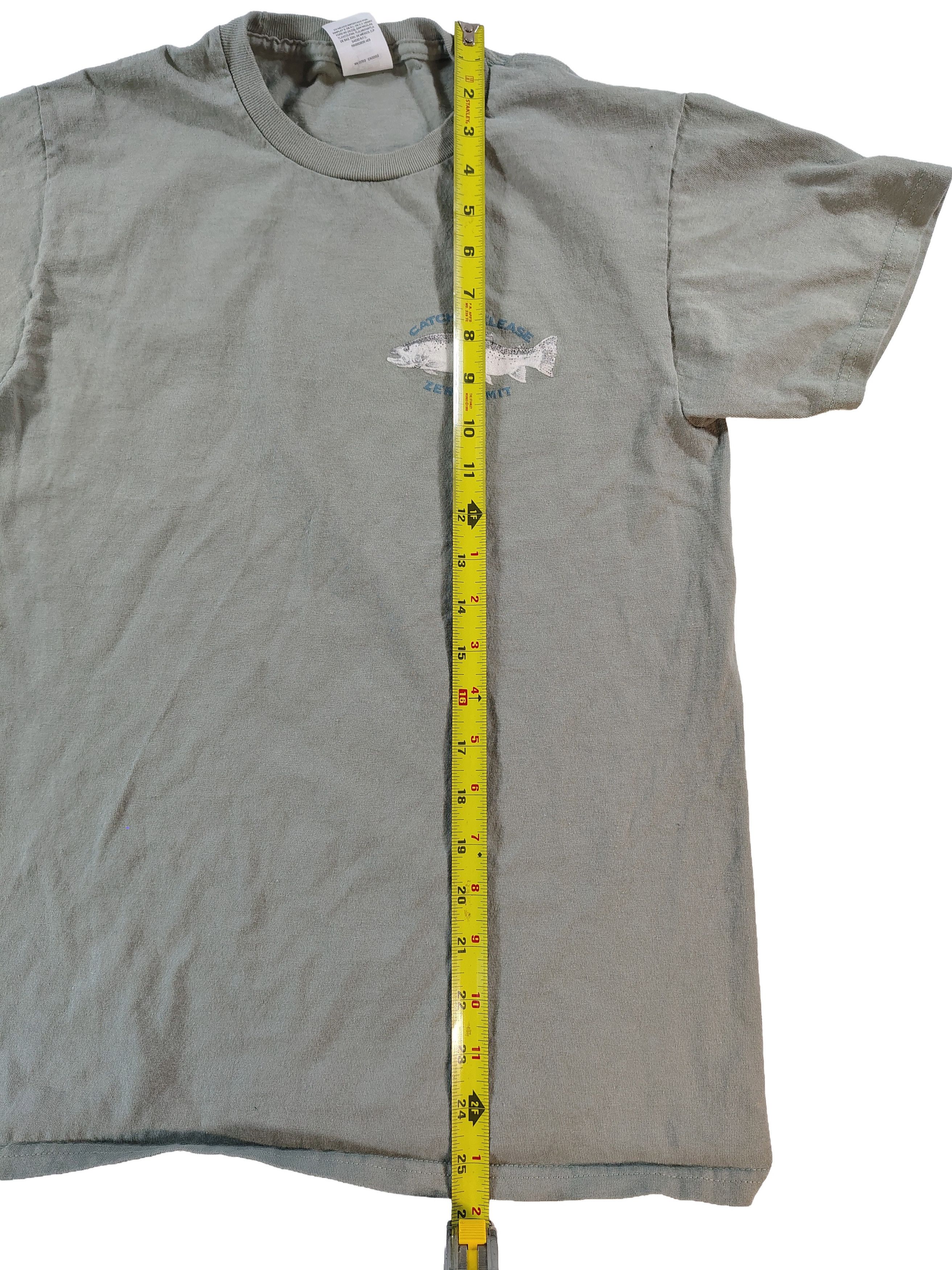 Hanes Men's Catch & Release Zero Limit Fishing Graphic T-Shirt Size US S / EU 44-46 / 1 - 7 Thumbnail