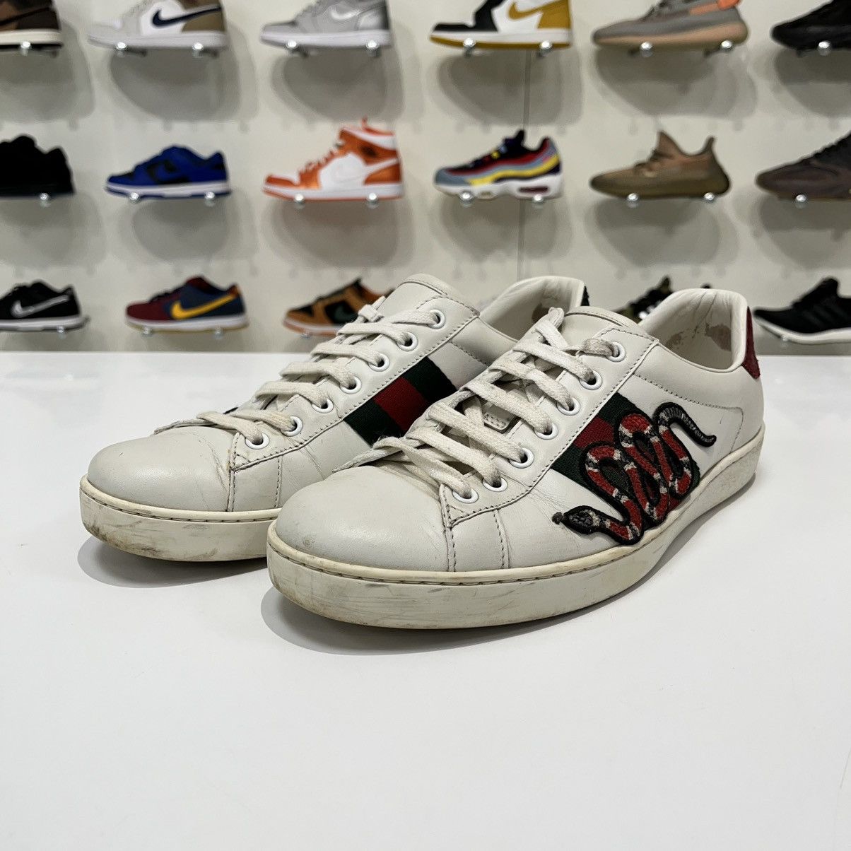 Gucci Gucci Ace Embroidered Snake Size US 8.5 / EU 41-42 - 2 Thumbnail