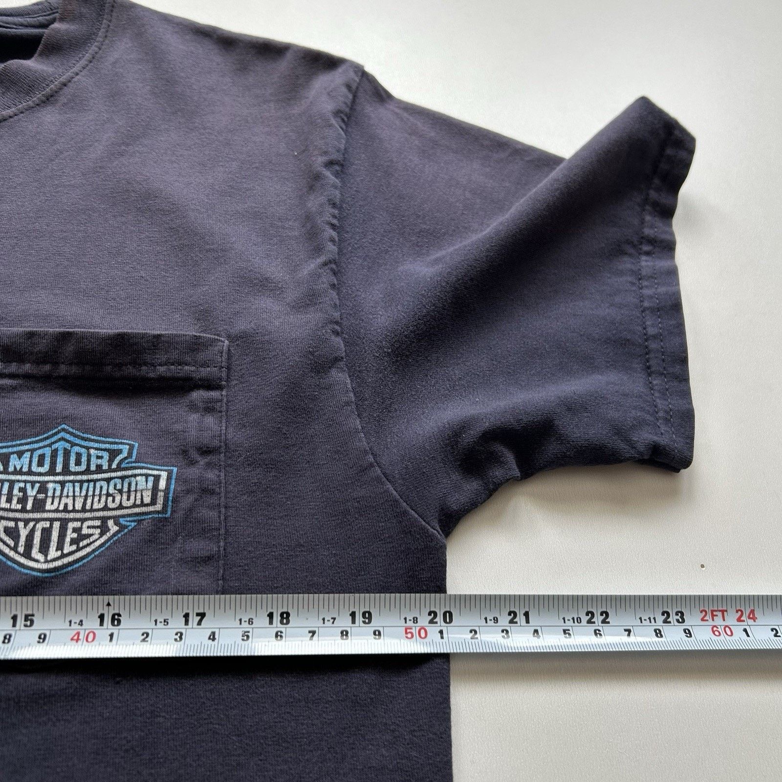 Harley Davidson Vintage Harley Davidson Pocket Shirt Medium Faded Distressed Size US M / EU 48-50 / 2 - 6 Thumbnail