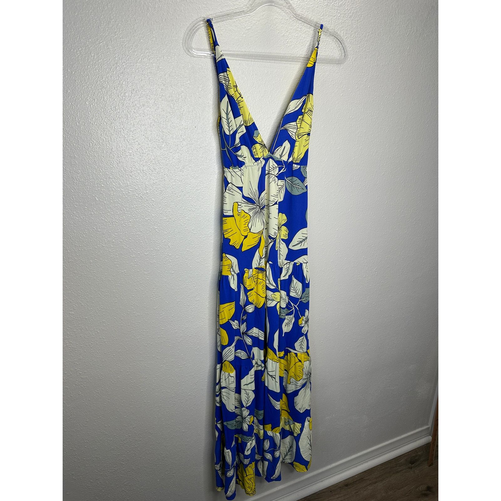 Other Maaji Yellow White Blue SandCastle Sleeveless Maxi Dress S Size S / US 4 / IT 40 - 3 Thumbnail