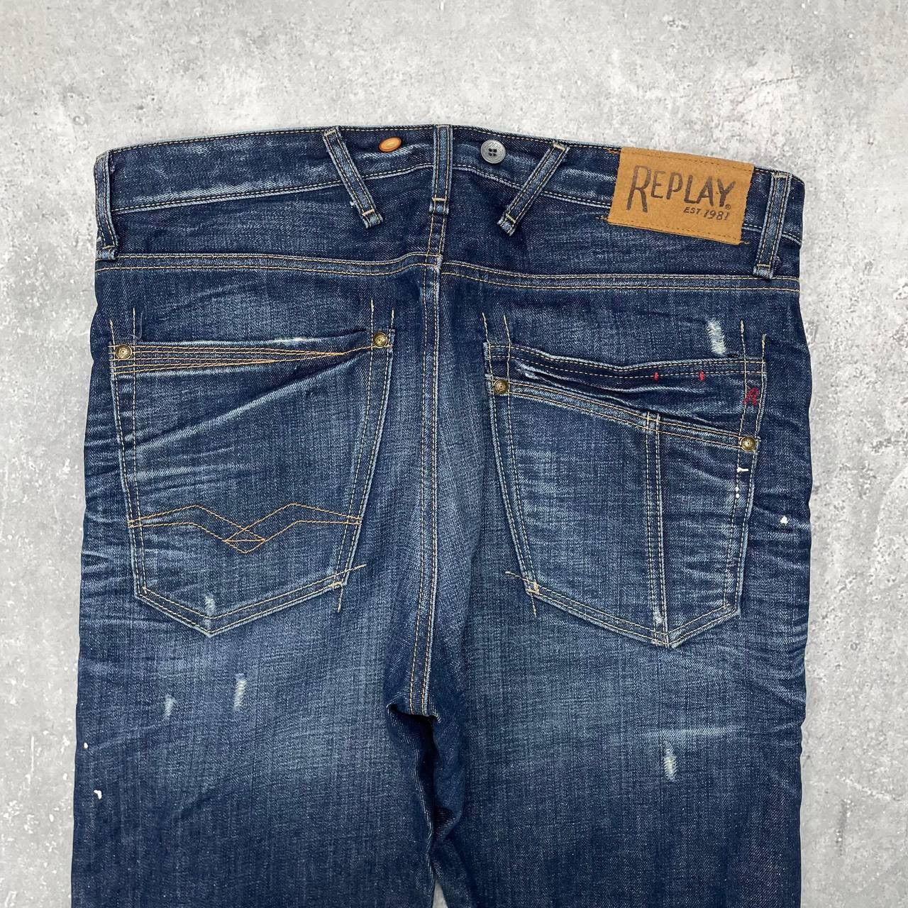 Replay Replay Daverdale Jeans Blue Size W36 L35 Size US 33 - 18 Thumbnail
