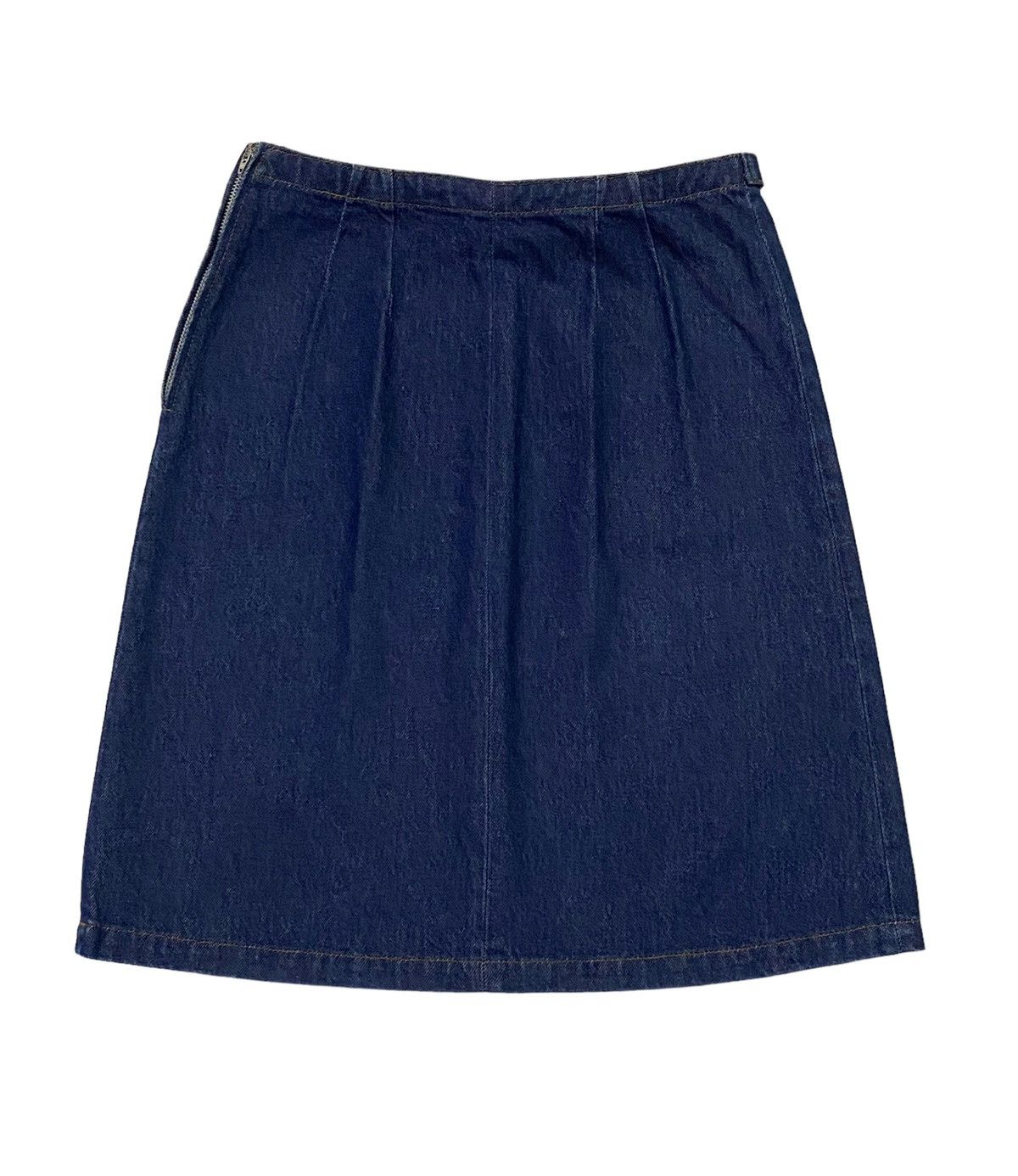 Dries Van Noten Dries Van Noten Patch Pocket Denim Skirt Size 28" / US 6 / IT 42 - 2 Thumbnail