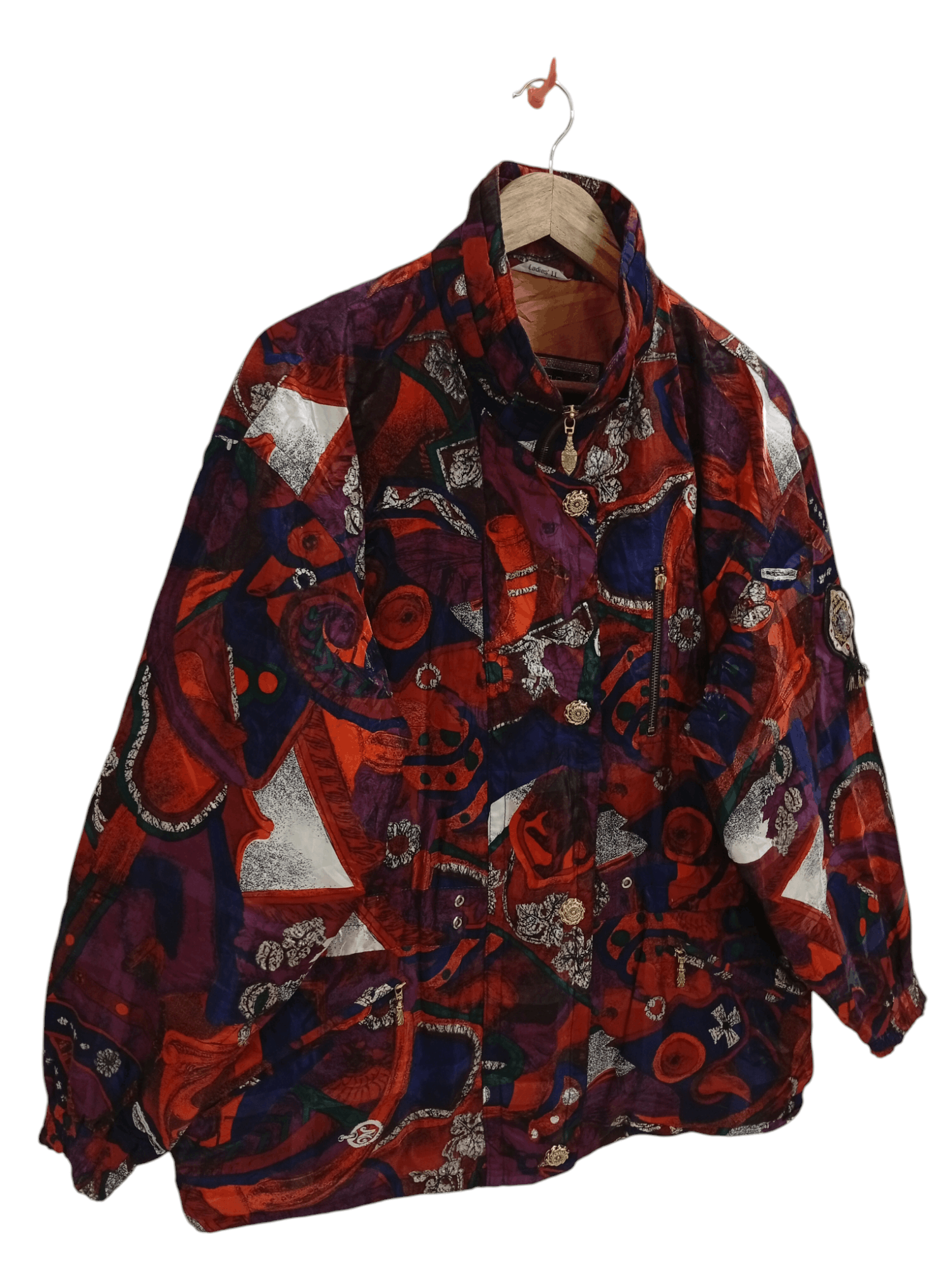 Vintage × Yamaha 🔥🔥Vintage Yamaha Ladies Full Print Jacket Size XL / US 12-14 / IT 48-50 - 2 Thumbnail