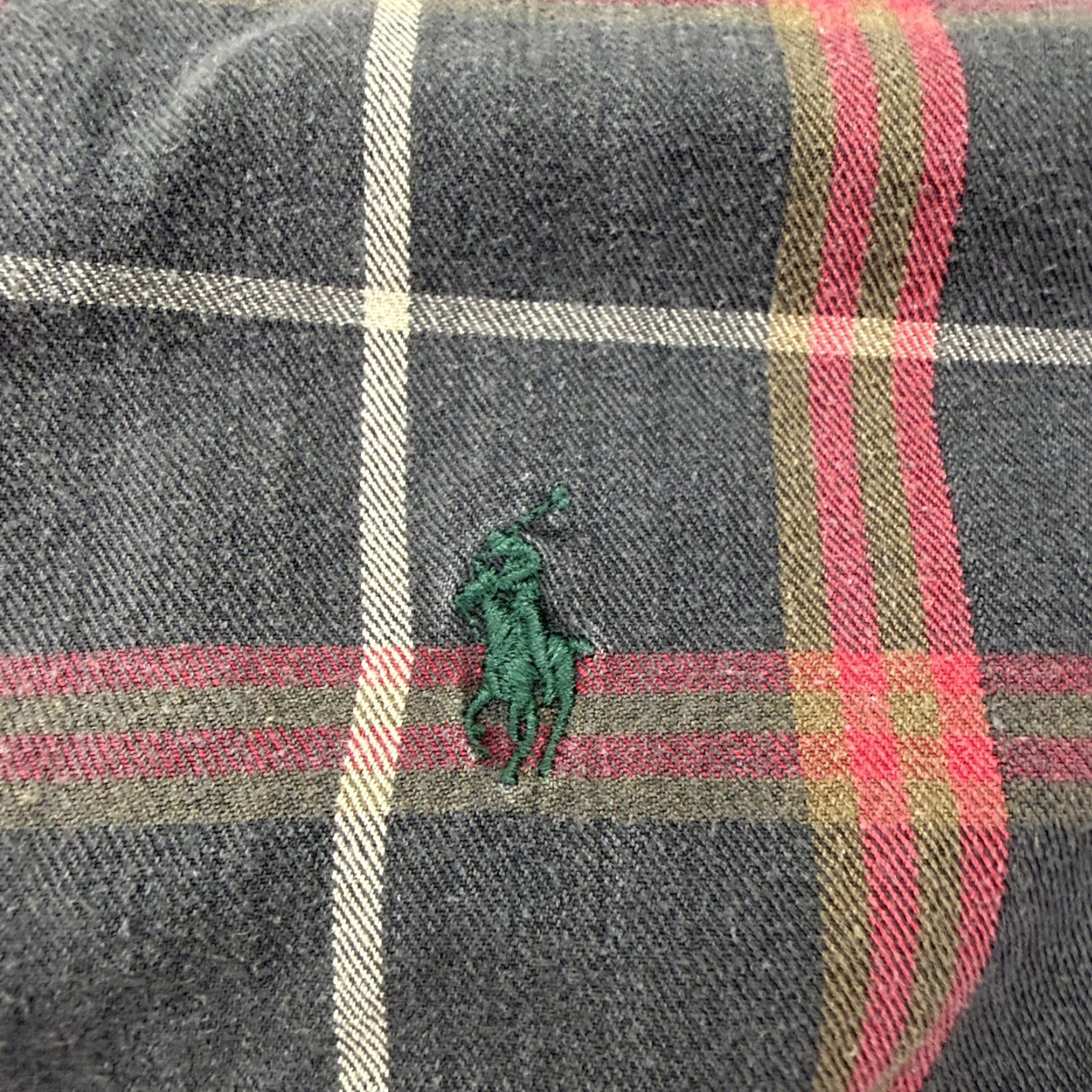 Ralph Lauren Ralph Lauren Shirt Mens XL Gray Plaid Button-Down Long Sleeve Cotton Casual Size US XL / EU 56 / 4 - 2 Thumbnail