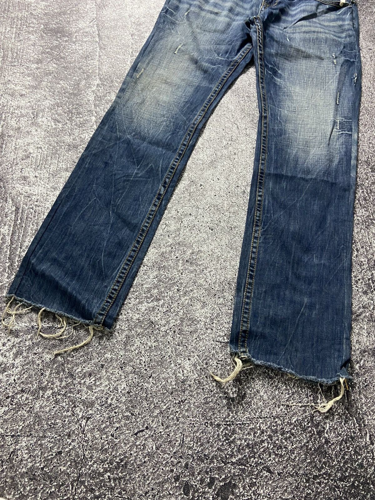 Japanese Brand × Mari's Rock Red pepper skull denim Size US 34 / EU 50 - 5 Thumbnail
