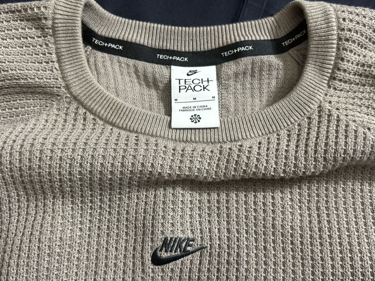 Nike [RARE] Nike Sportswear Tech Pack Knit LS Top in Size US M / EU 48-50 / 2 - 3 Thumbnail