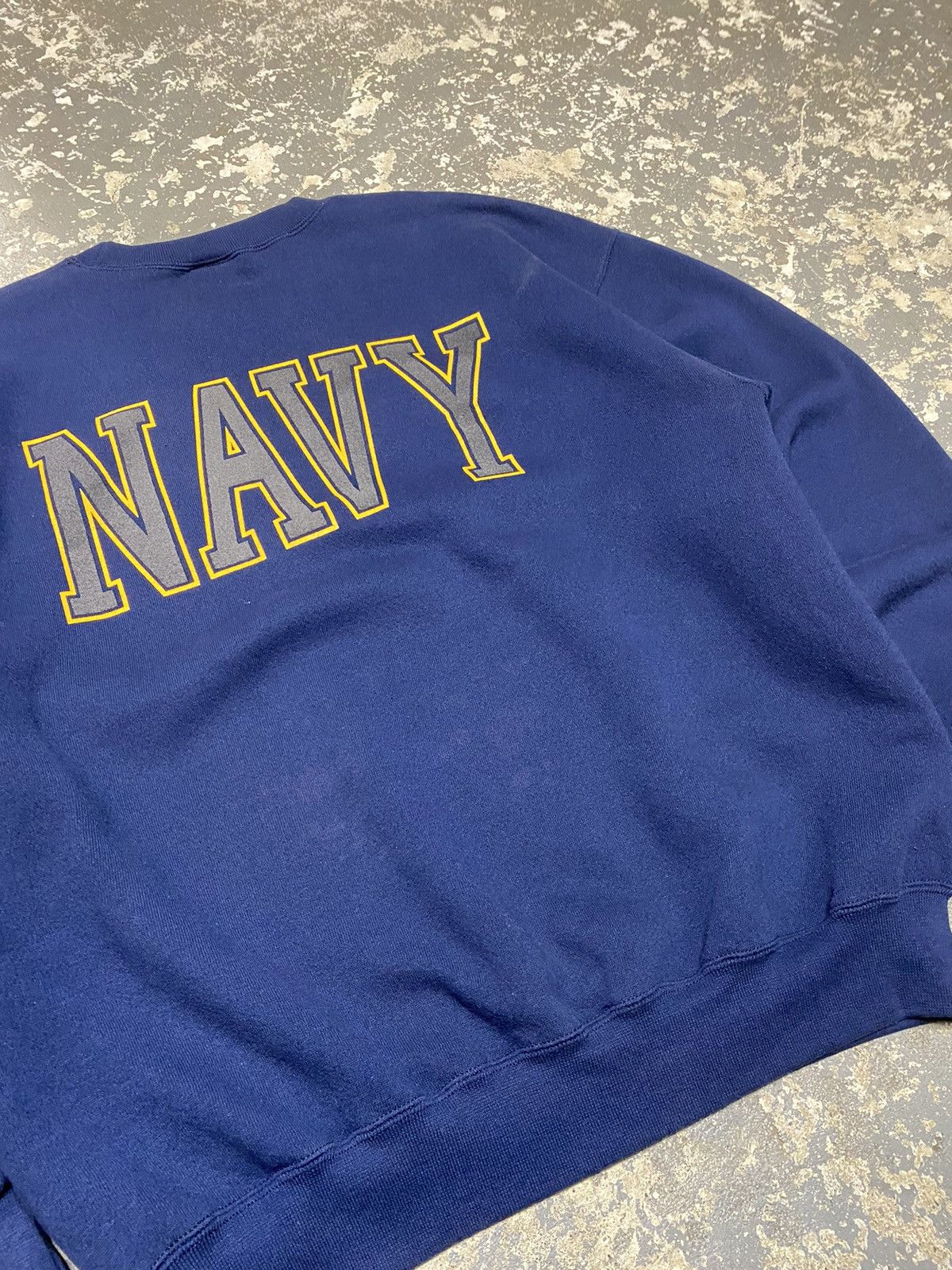 Vintage Vintage United States Navy Hoodie Sweatshirt Soffe USA Size US L / EU 52-54 / 3 - 12 Thumbnail