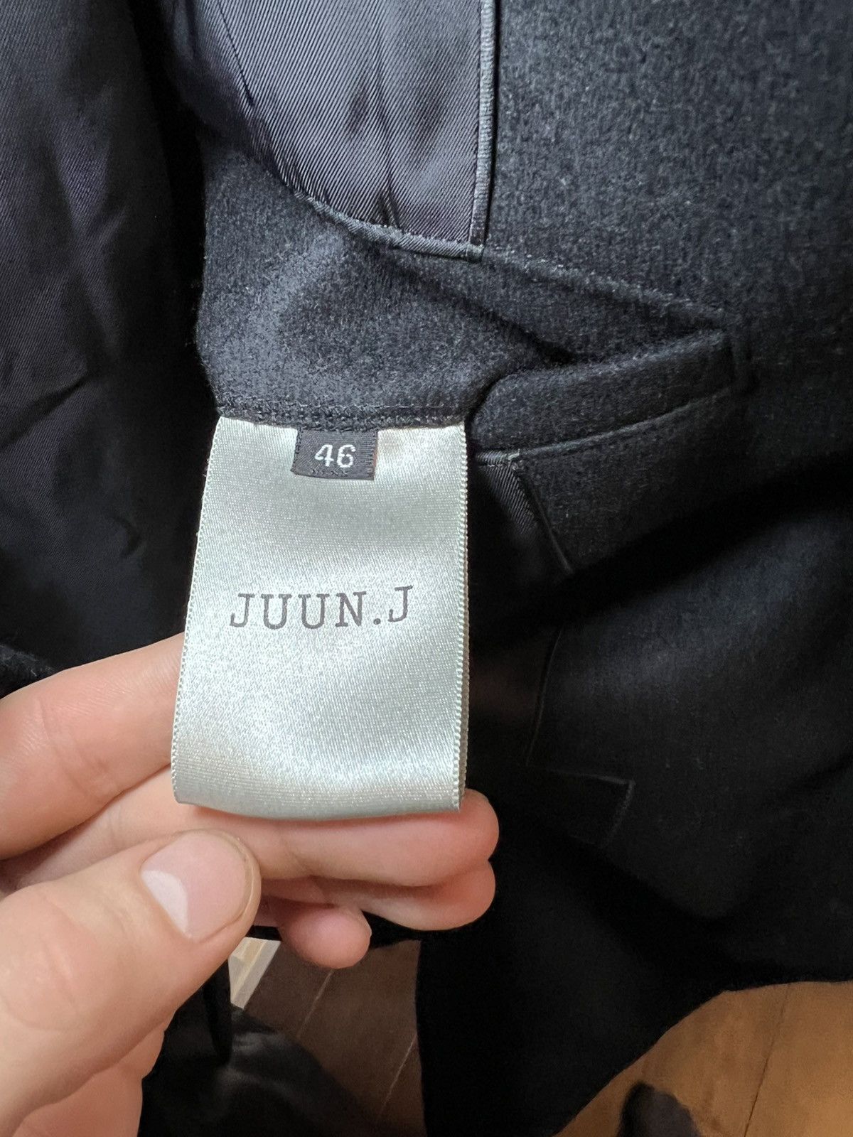 Juun.J JUUN.J Racoon and Rabbit hair multi layered wool long coat Size L / US 10 / IT 46 - 5 Thumbnail
